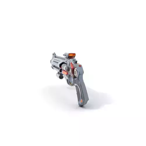 Futuristic Laser Blaster model pack Low-poly 3D model