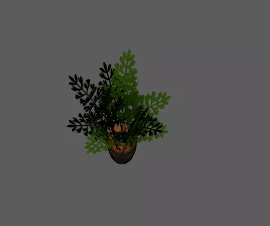 Carrot Low-poly 3D model_2