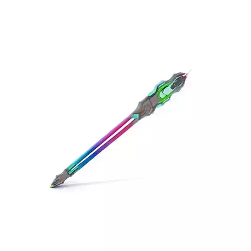 Neon Electric Staff model pack