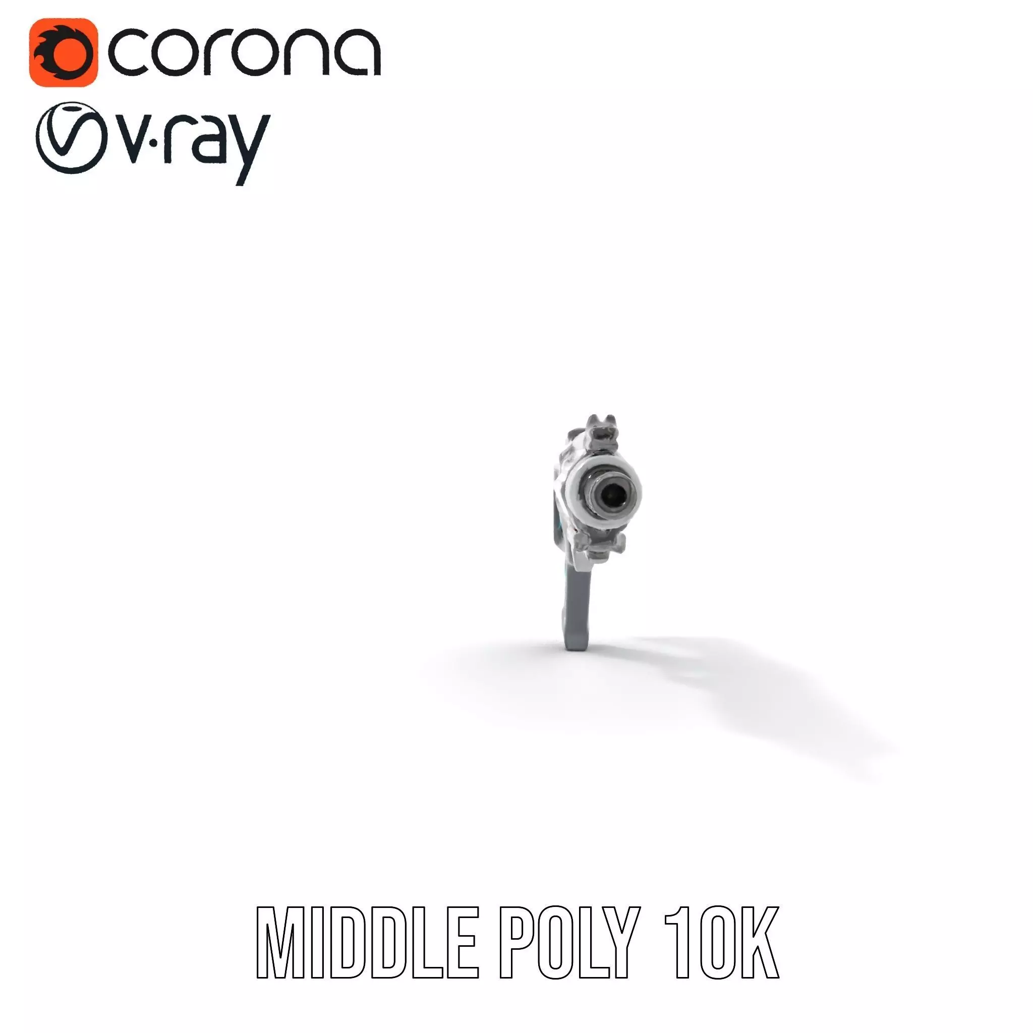 Futuristic Assault Rifle model pack Low-poly 3D model_18