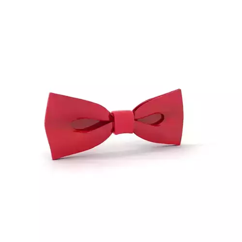 Elegant Burgundy Bowtie model pack
