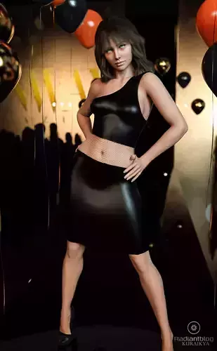 The Diamont Dress for Genesis 9