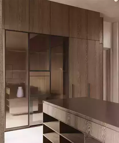 Wabi-sabi livingroom 3D model 6