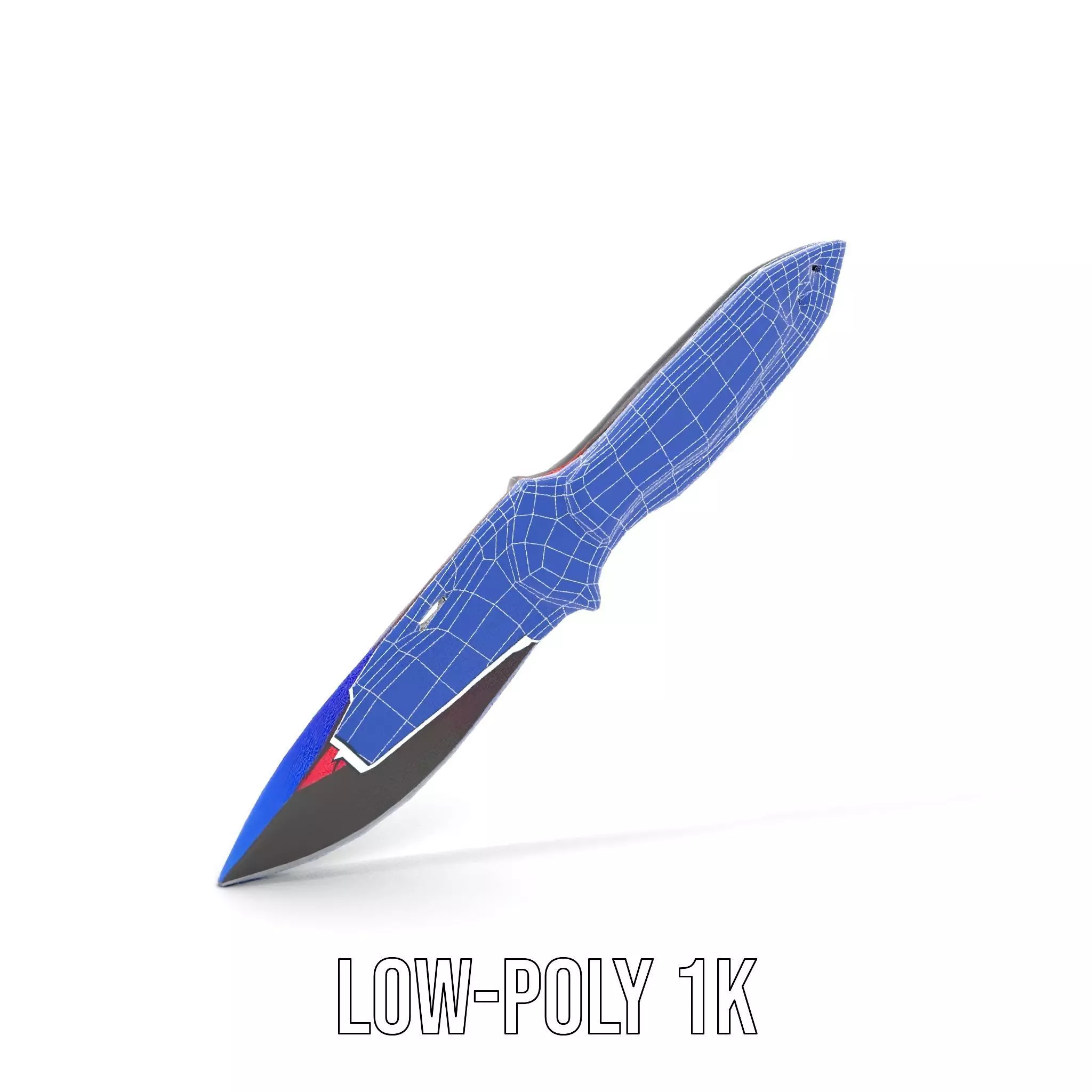 Neon Tactical Knife model pack Low-poly 3D model_17