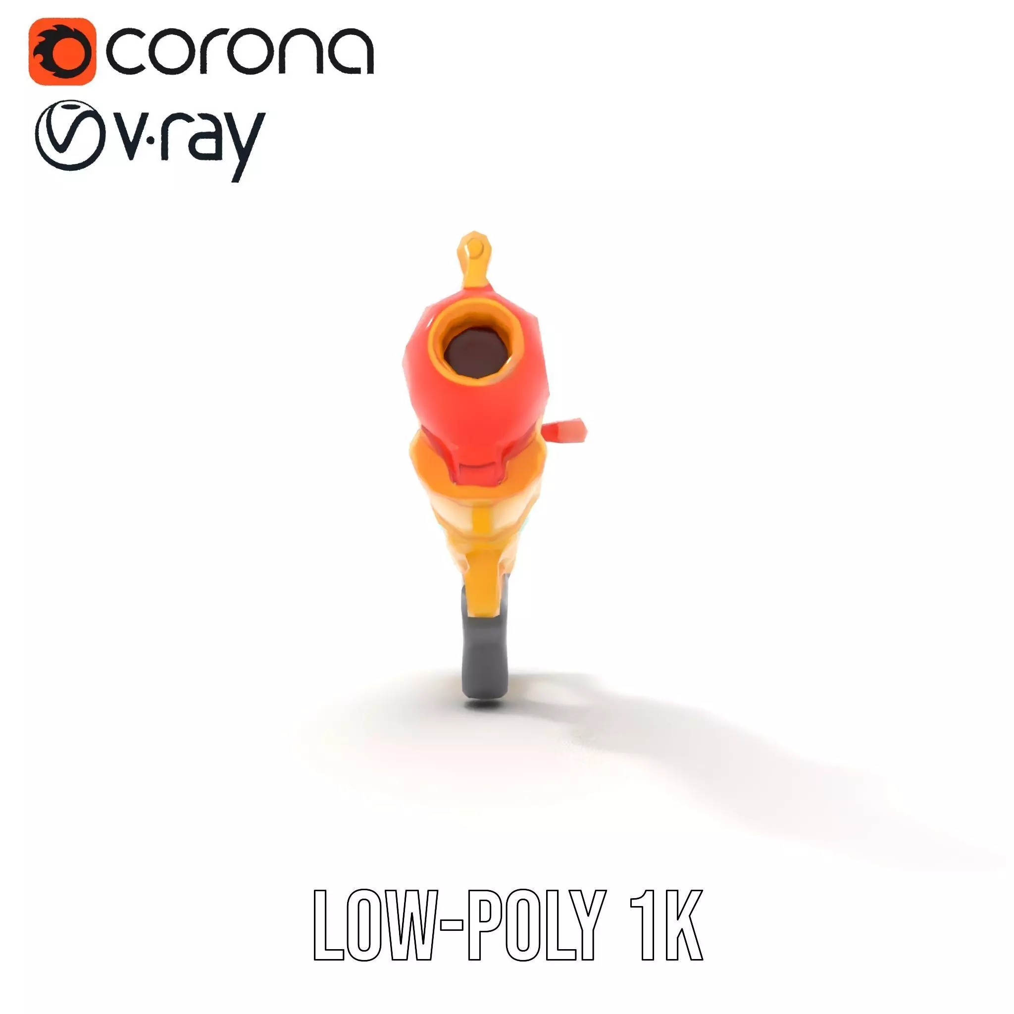 Vibrant Water Blaster model pack Low-poly 3D model_19