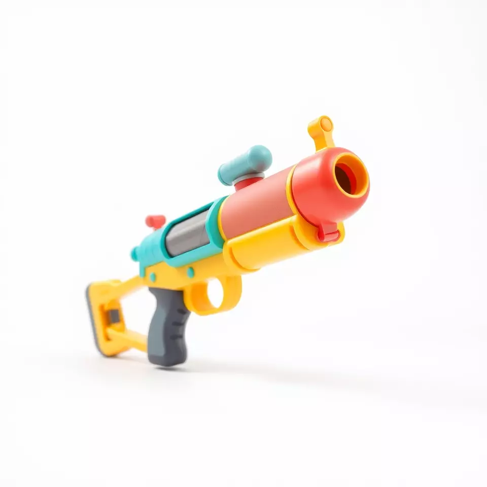 Vibrant Water Blaster model pack Low-poly 3D model_2