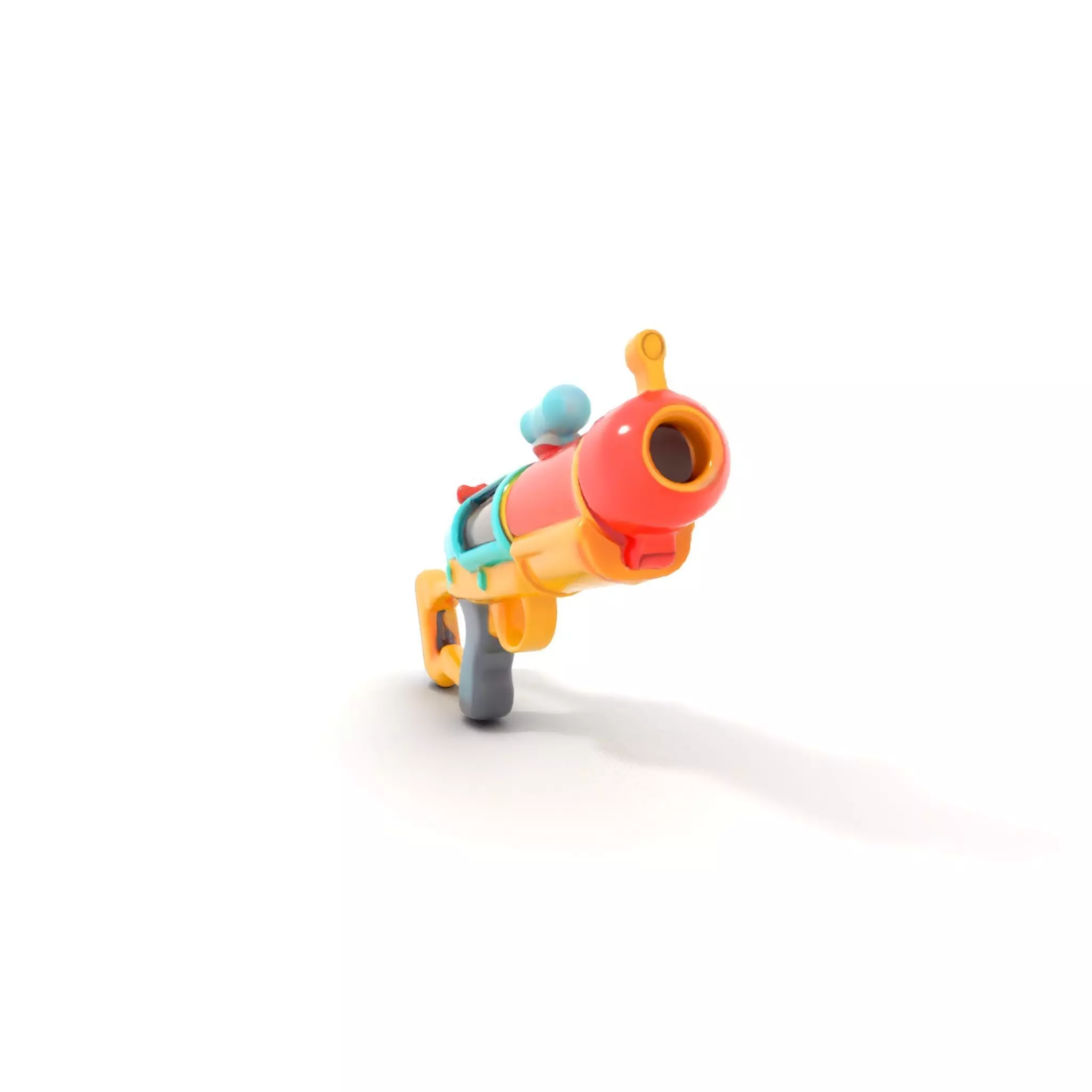 Vibrant Water Blaster model pack Low-poly 3D model_6