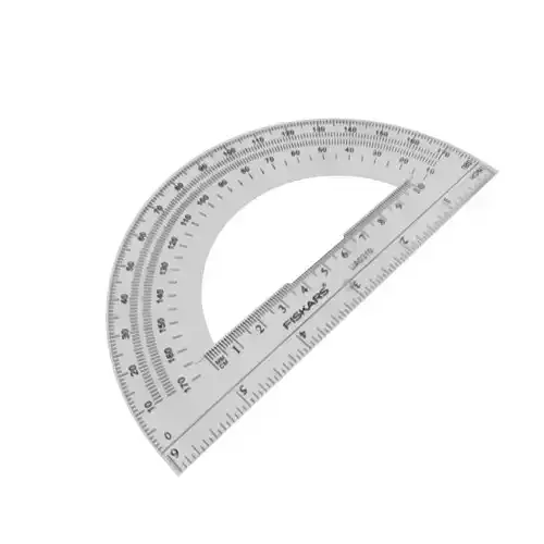 Protractor Low-poly 3D model
