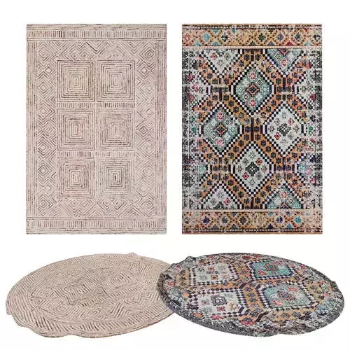 Rugs No 1045 Low-poly 3D model