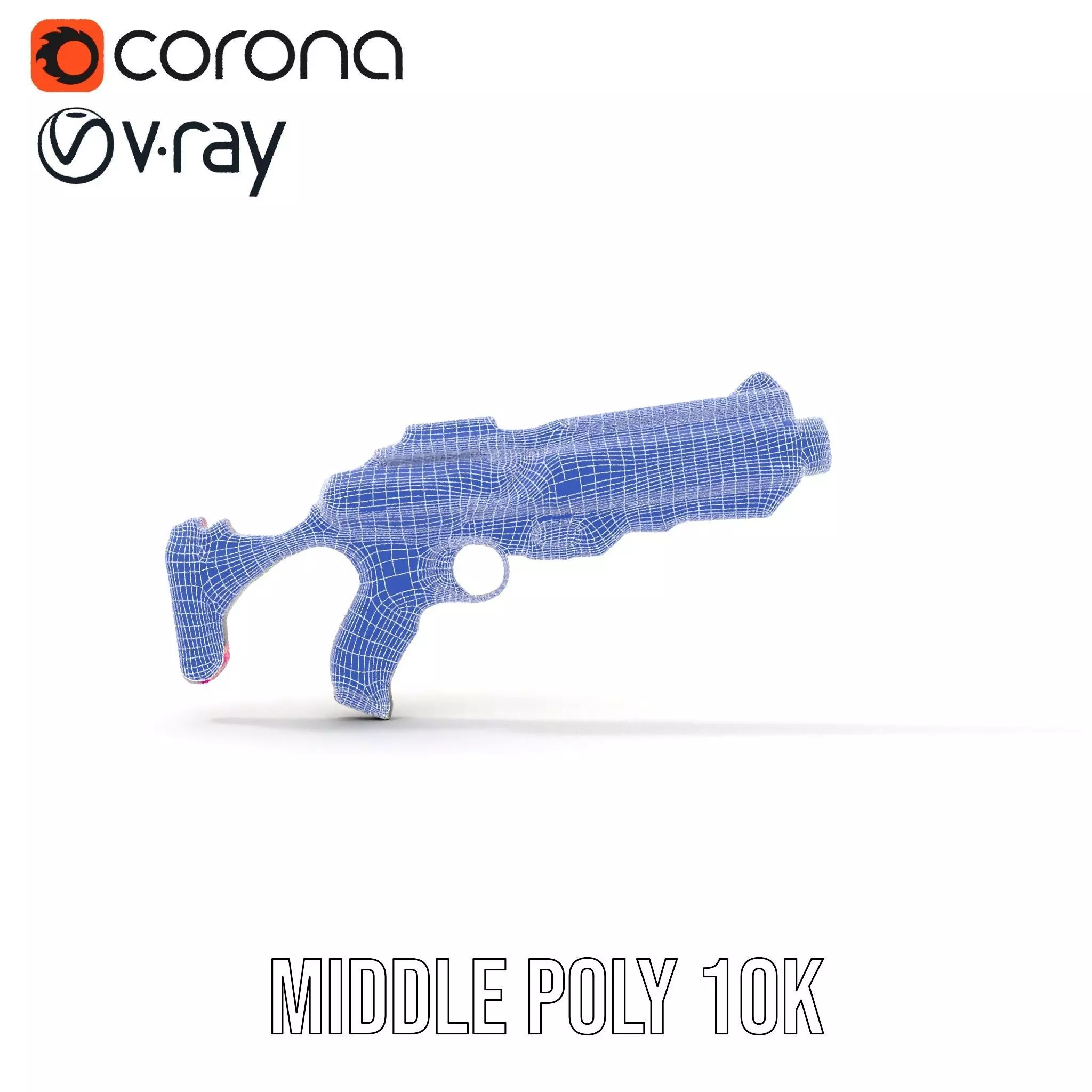 Neon Spectrum Blaster model pack Low-poly 3D model_30