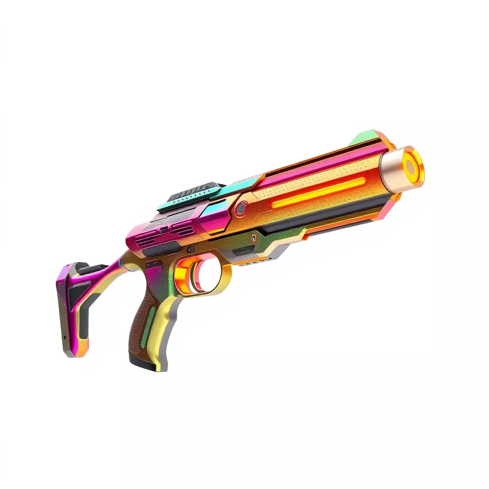 Neon Spectrum Blaster model pack Low-poly 3D model_2
