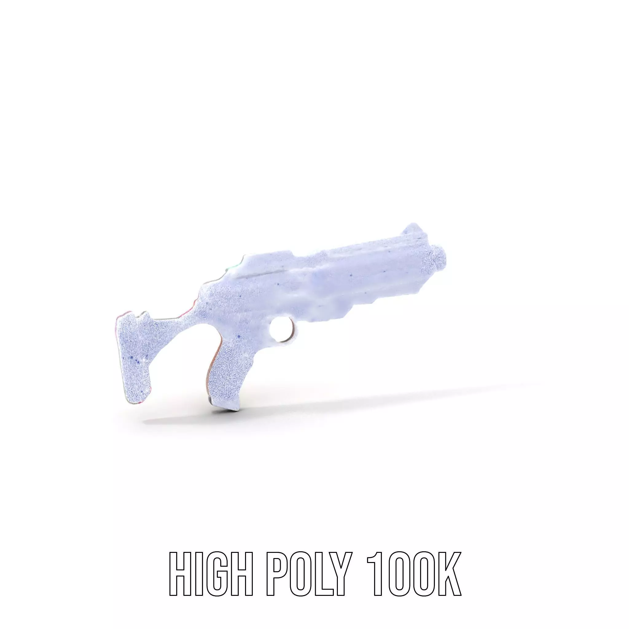 Neon Spectrum Blaster model pack Low-poly 3D model_4