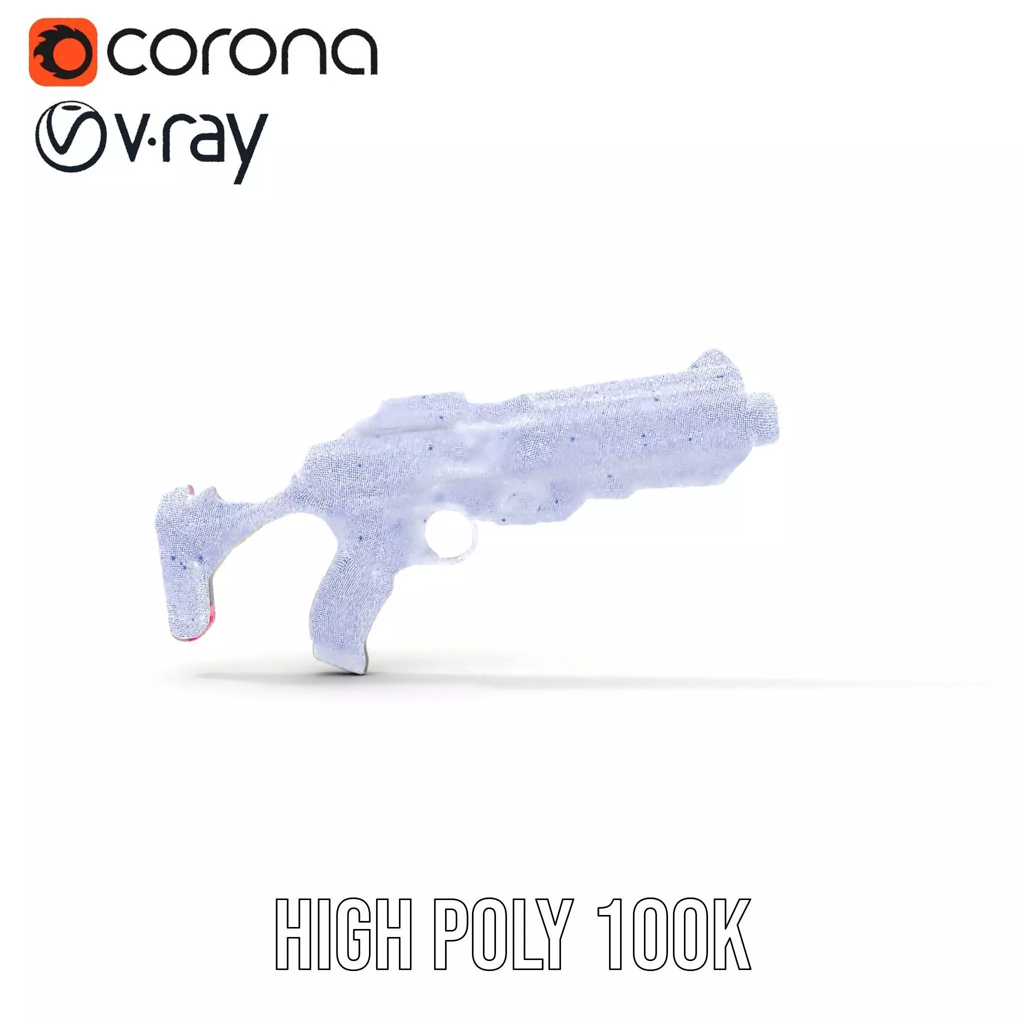 Neon Spectrum Blaster model pack Low-poly 3D model_33