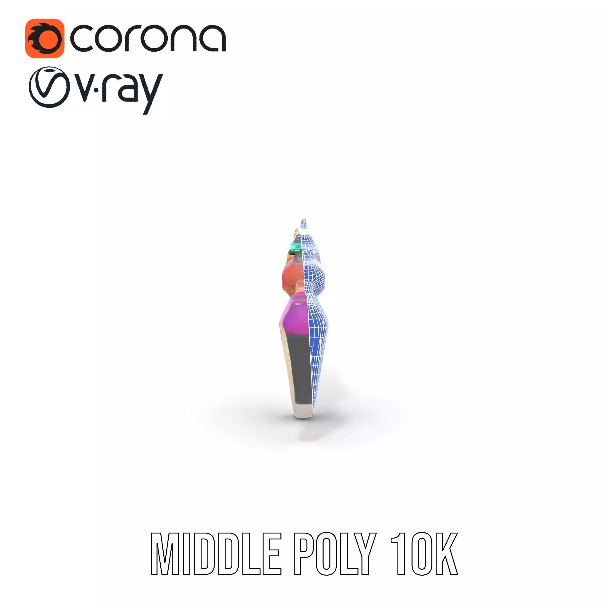 Neon Spectrum Blaster model pack Low-poly 3D model_27