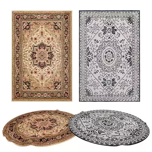 Rugs No 1046 Low-poly 3D model