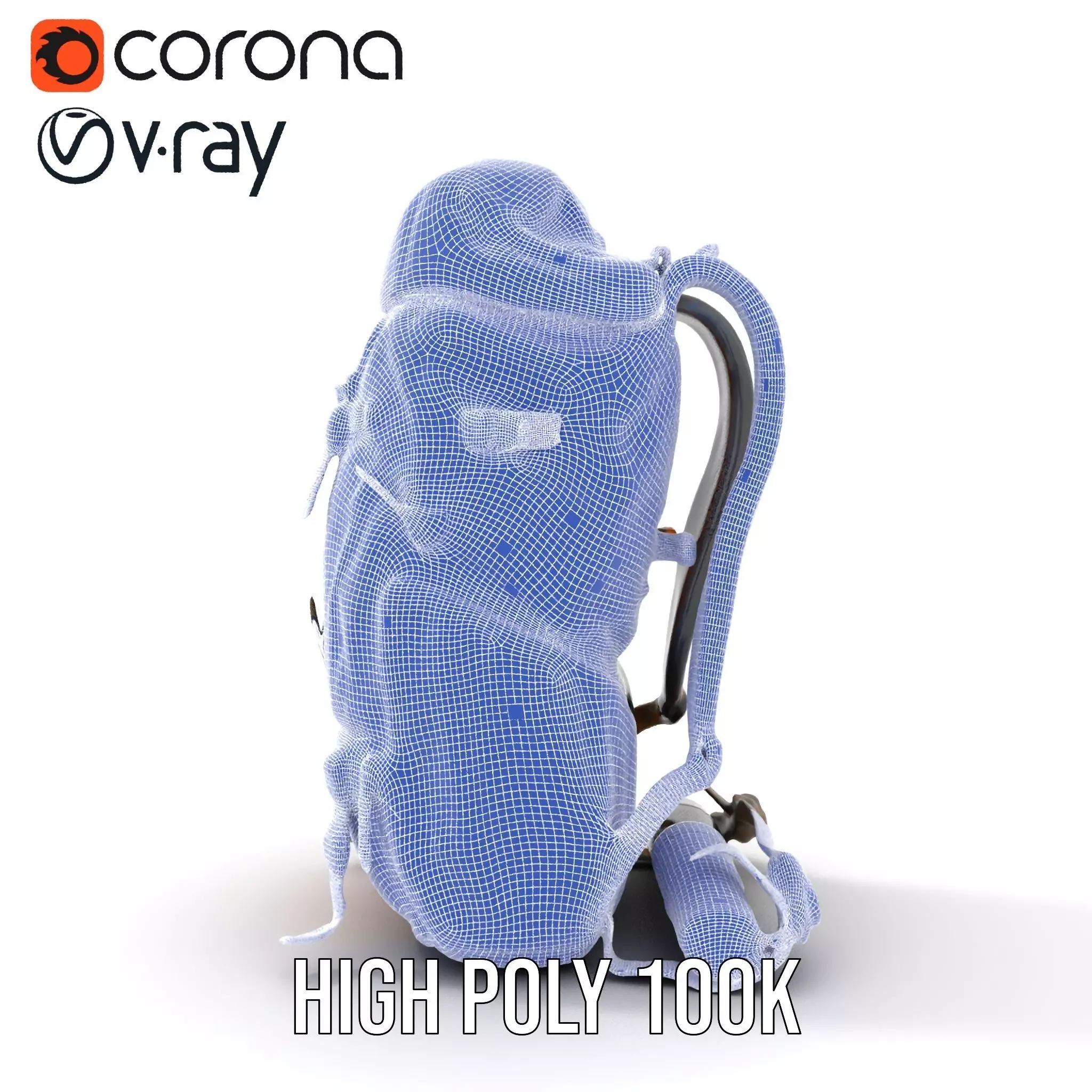 MultiTone Adventure Backpack model pack Low-poly 3D model_34