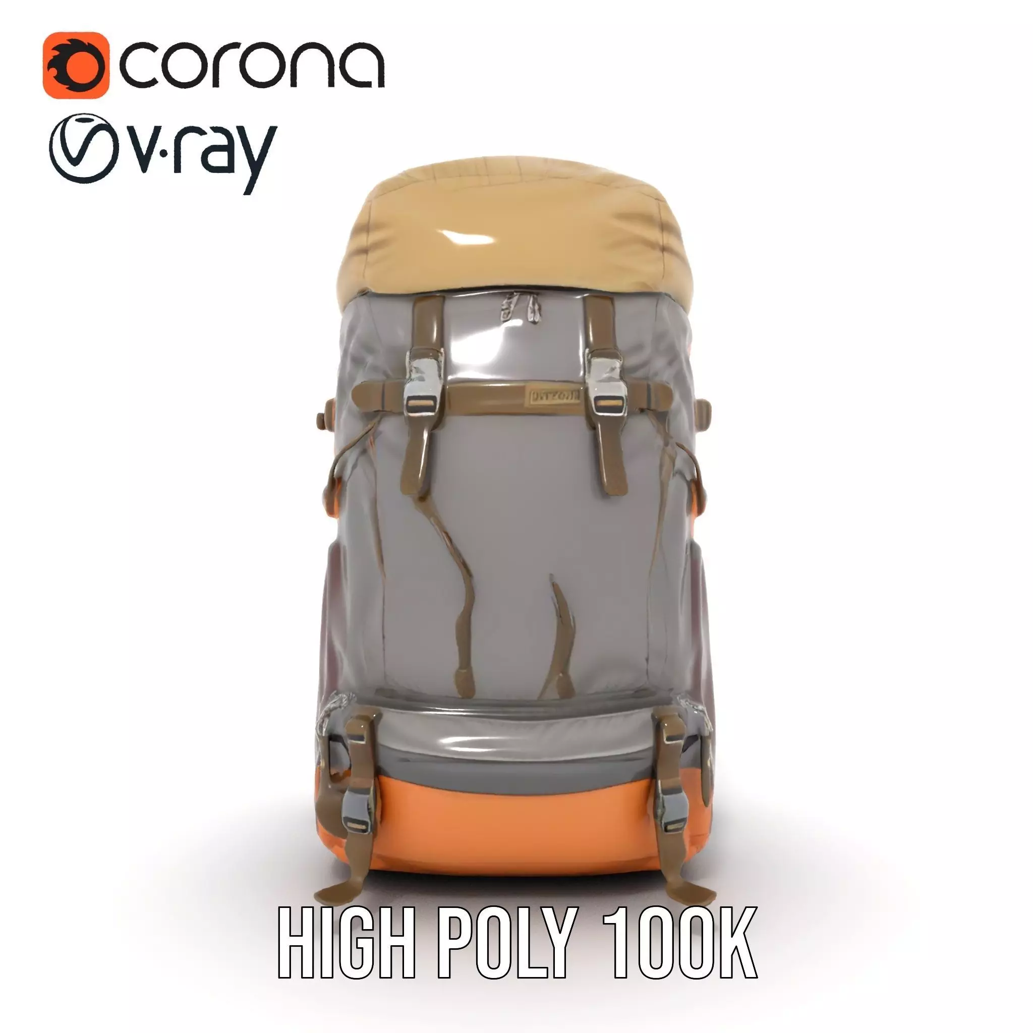 MultiTone Adventure Backpack model pack Low-poly 3D model_18