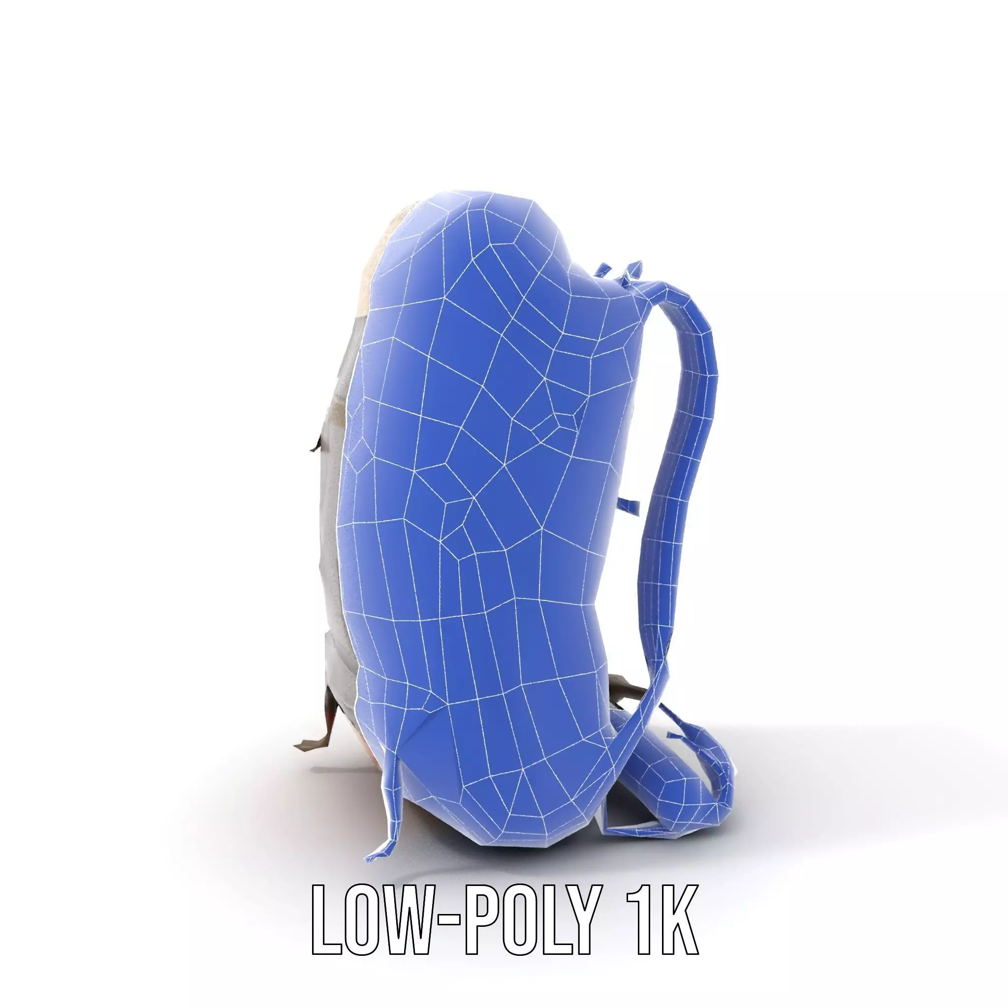 MultiTone Adventure Backpack model pack Low-poly 3D model_7