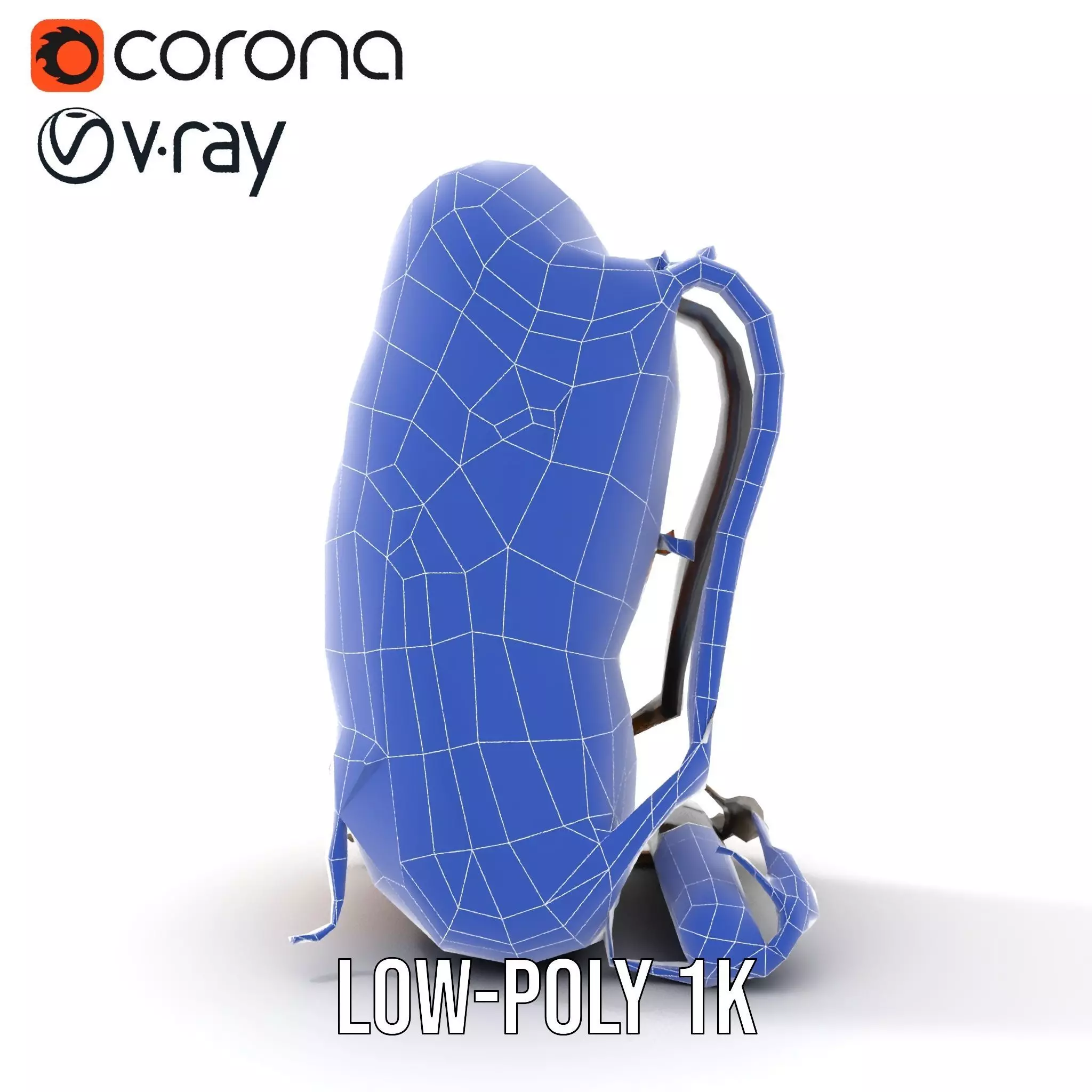 MultiTone Adventure Backpack model pack Low-poly 3D model_25