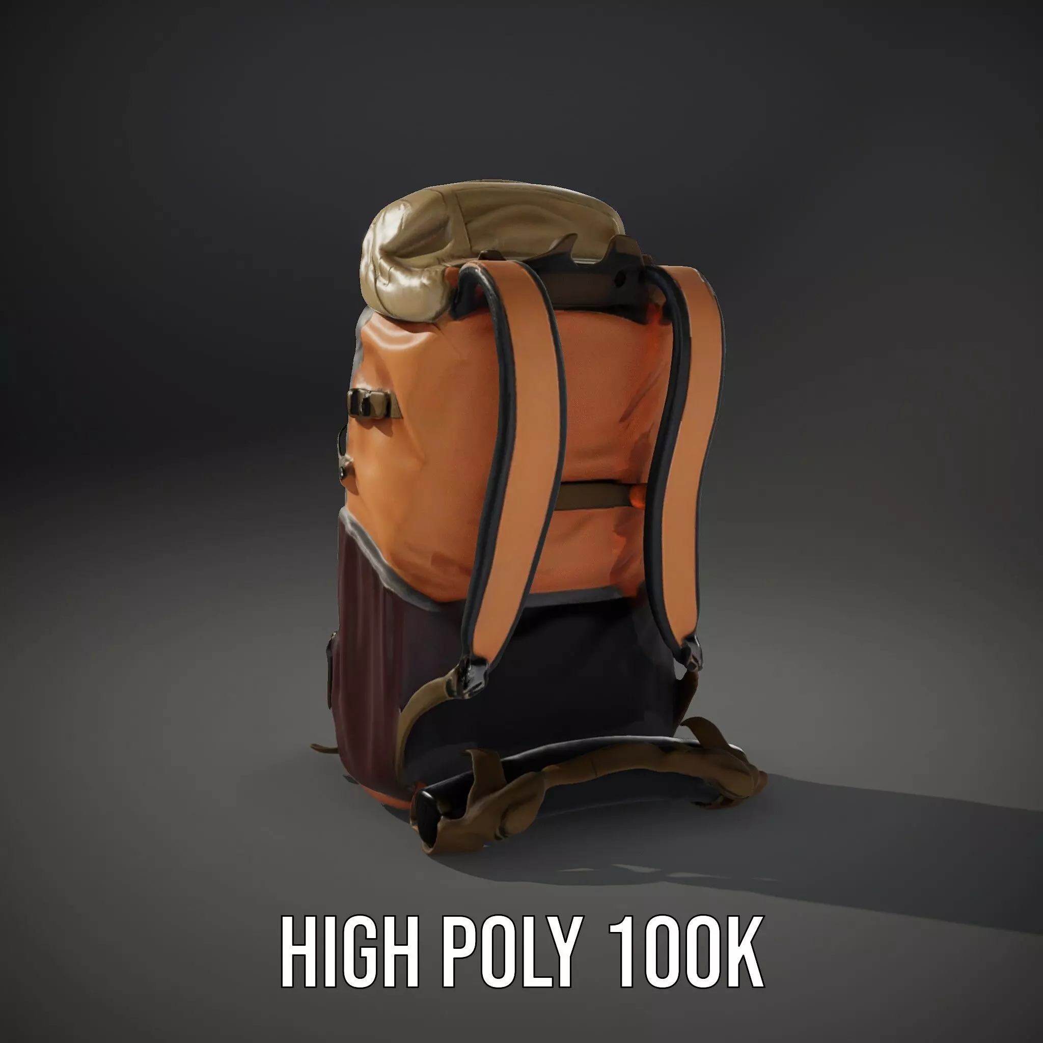 MultiTone Adventure Backpack model pack Low-poly 3D model_8