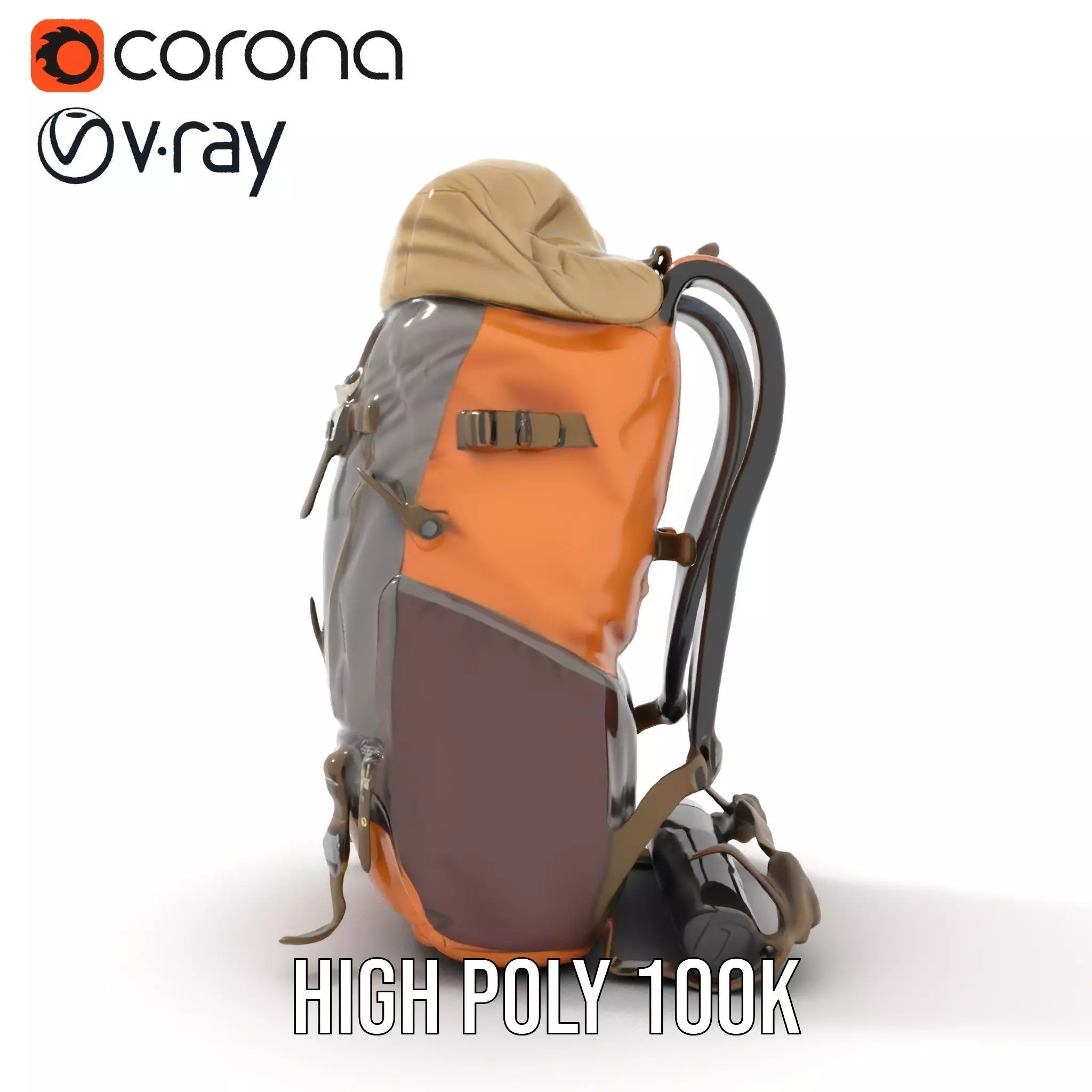 MultiTone Adventure Backpack model pack Low-poly 3D model_15