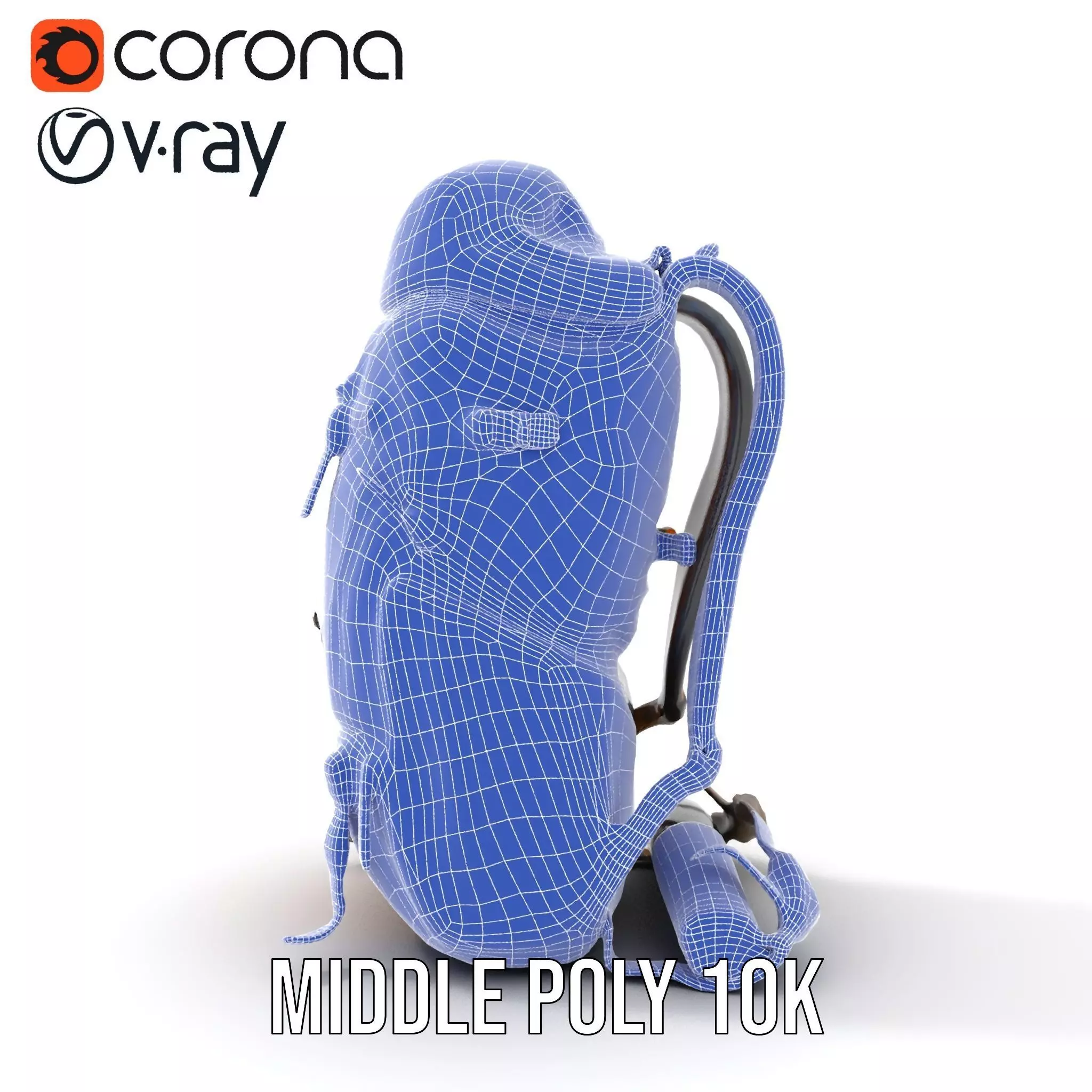 MultiTone Adventure Backpack model pack Low-poly 3D model_19