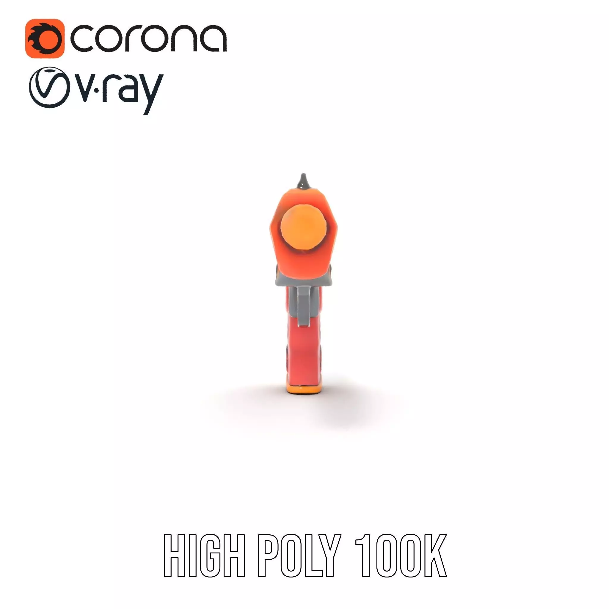 Vibrant Toy Blaster model pack Low-poly 3D model_25