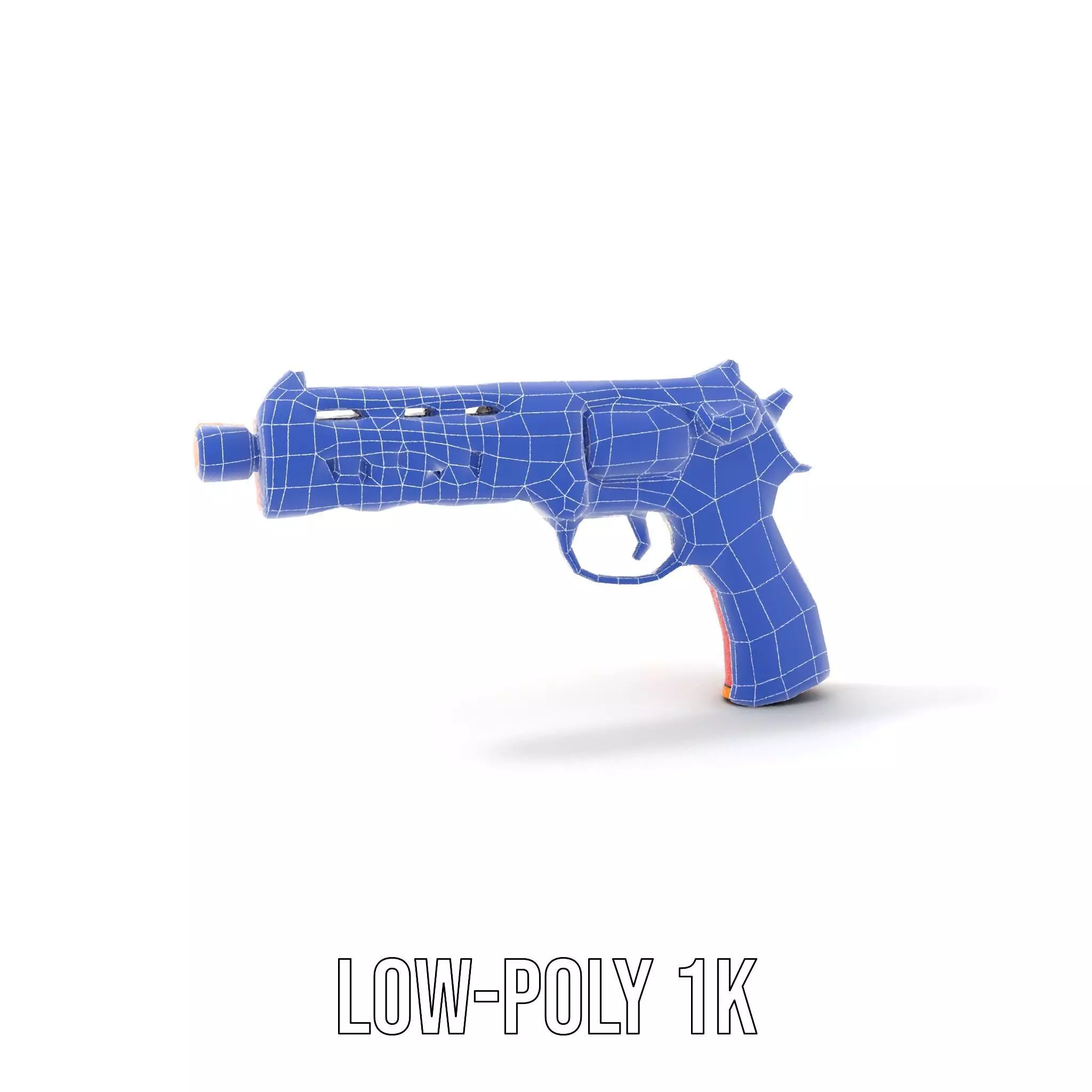 Vibrant Toy Blaster model pack Low-poly 3D model_24
