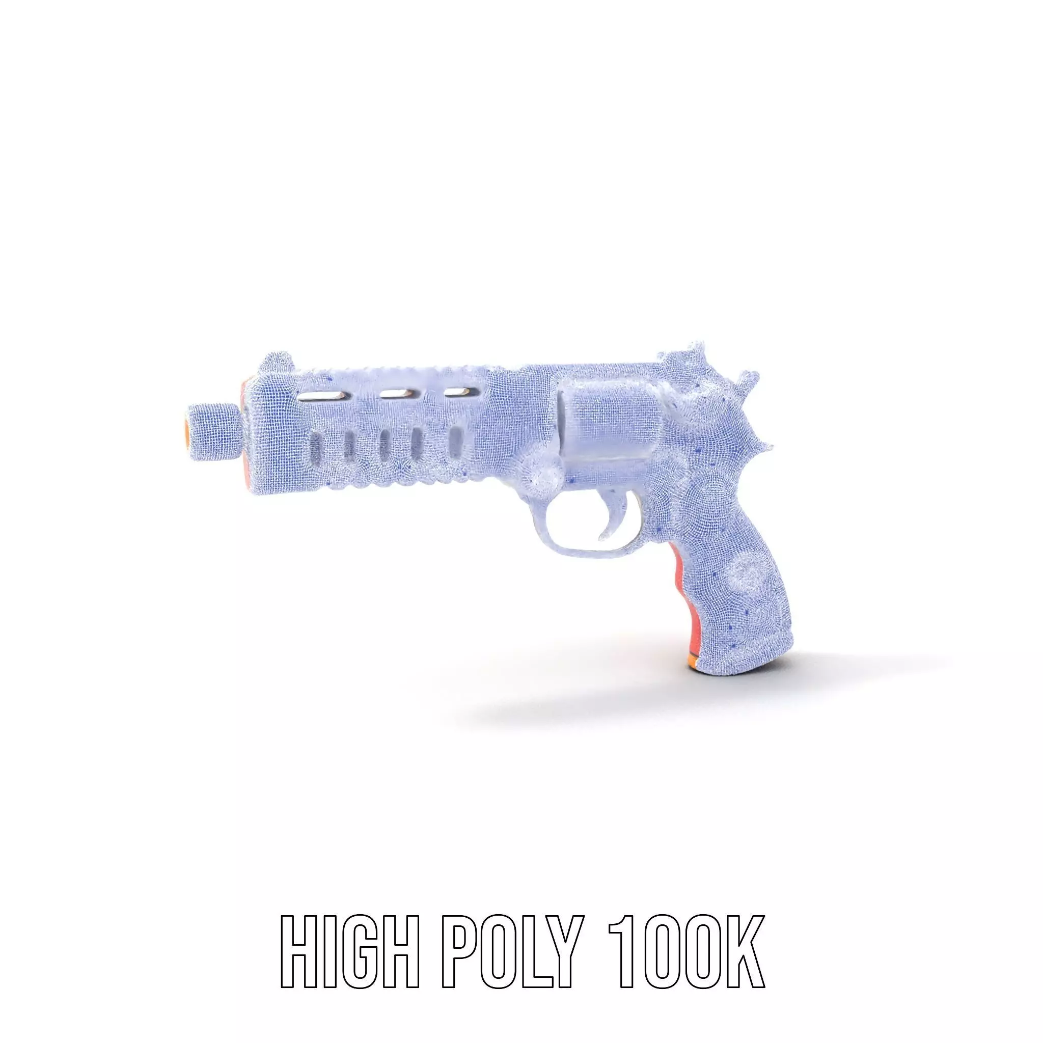 Vibrant Toy Blaster model pack Low-poly 3D model_4