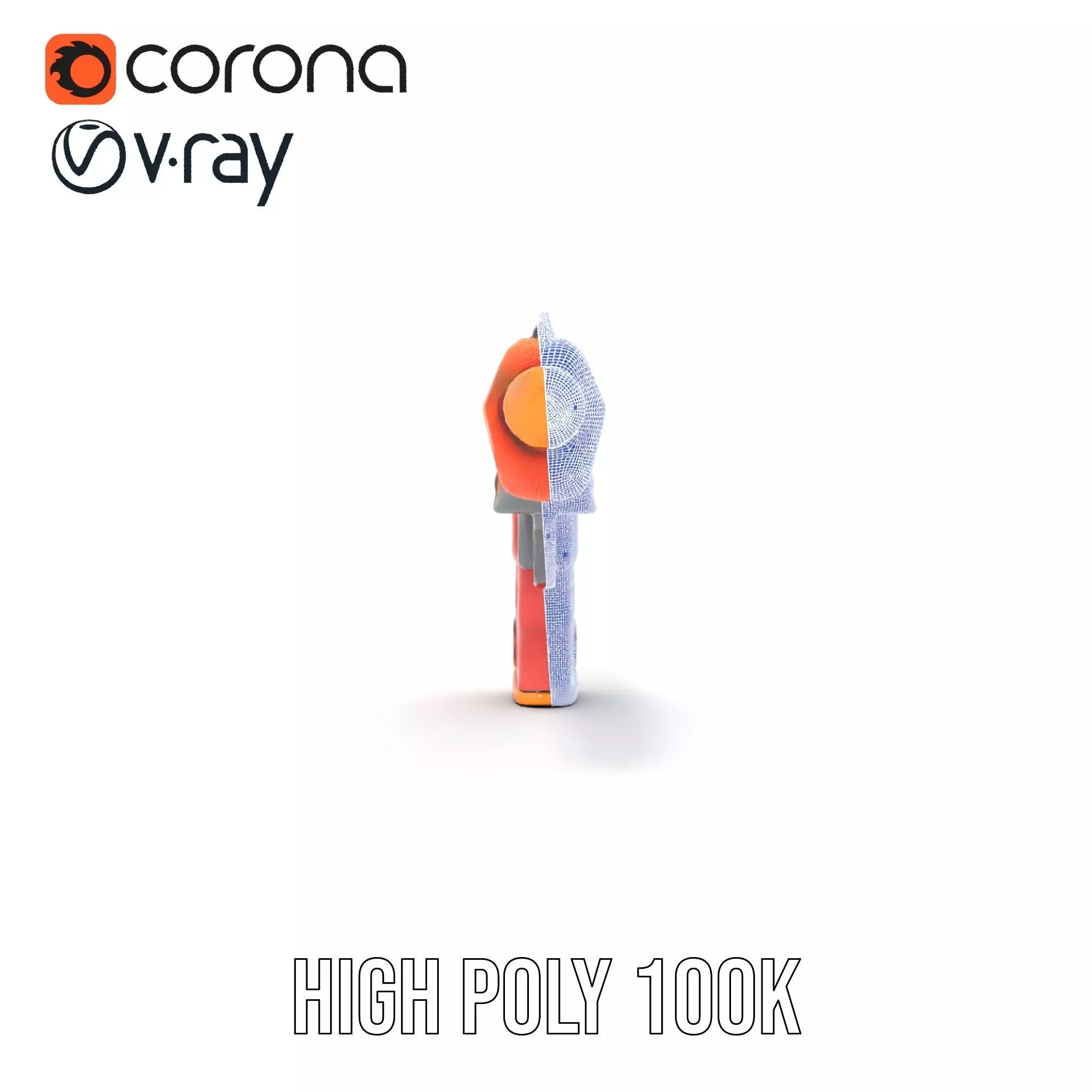 Vibrant Toy Blaster model pack Low-poly 3D model_34