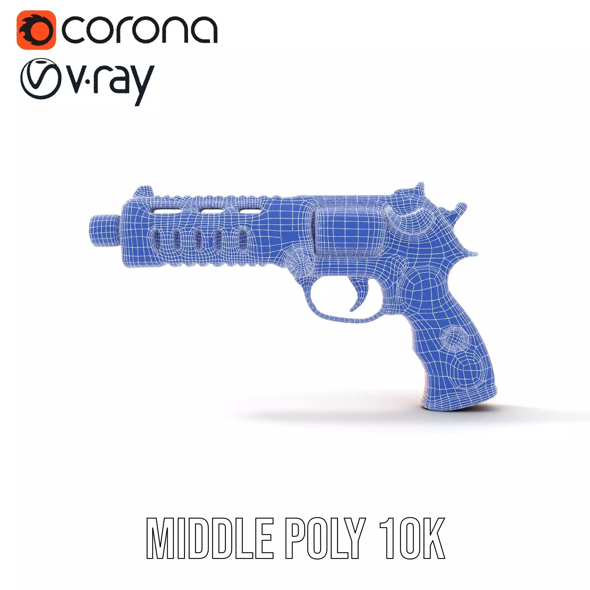 Vibrant Toy Blaster model pack Low-poly 3D model_29