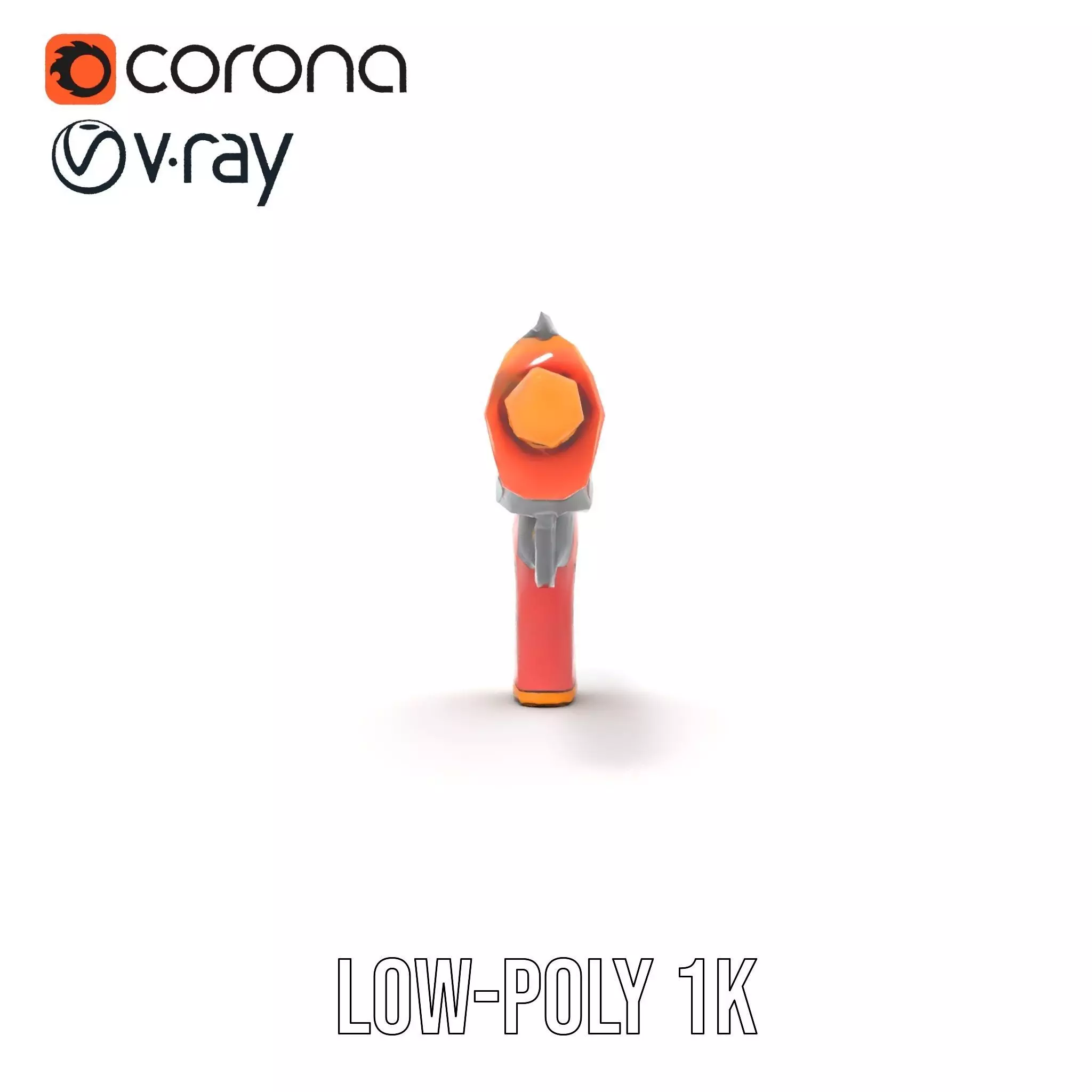 Vibrant Toy Blaster model pack Low-poly 3D model_14