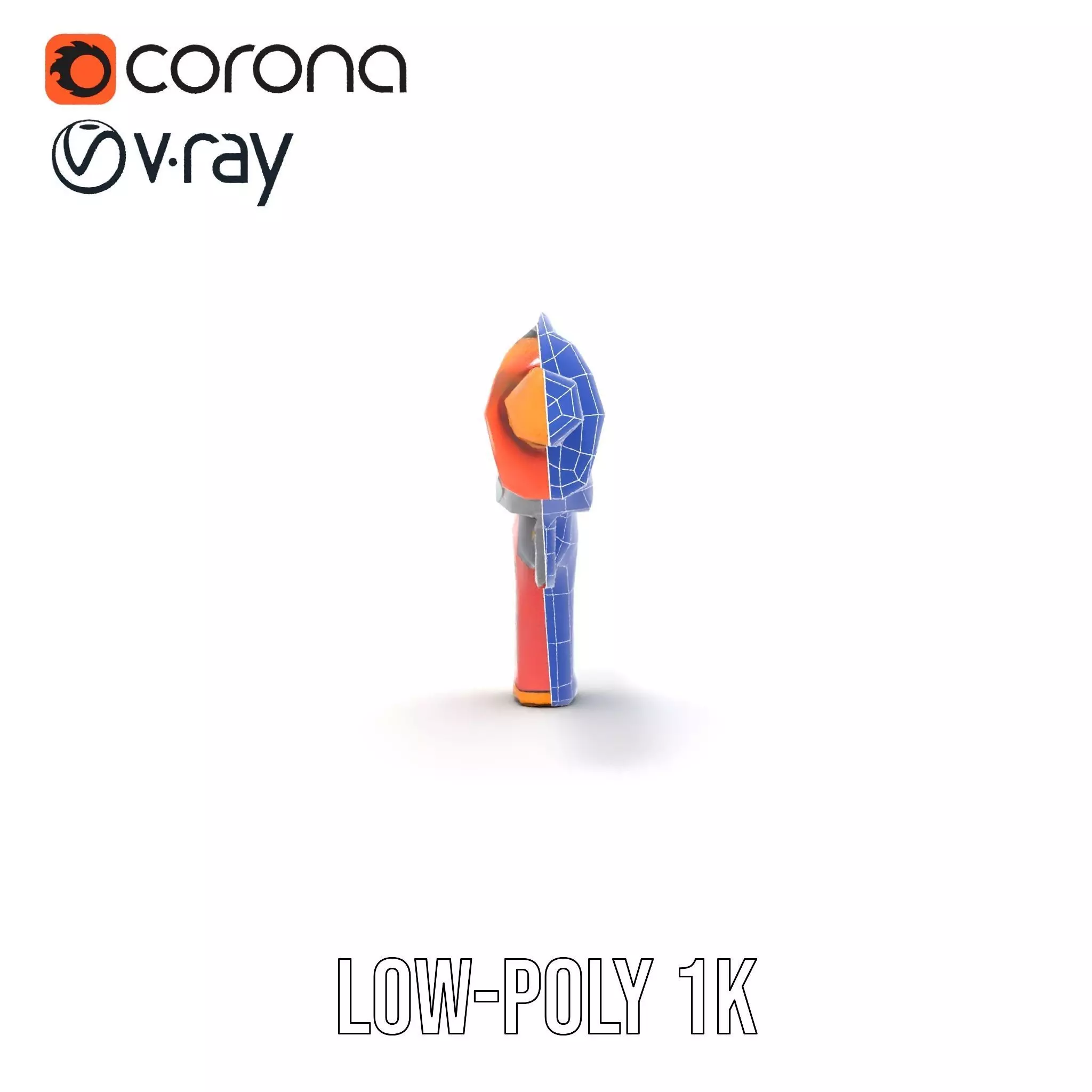 Vibrant Toy Blaster model pack Low-poly 3D model_20