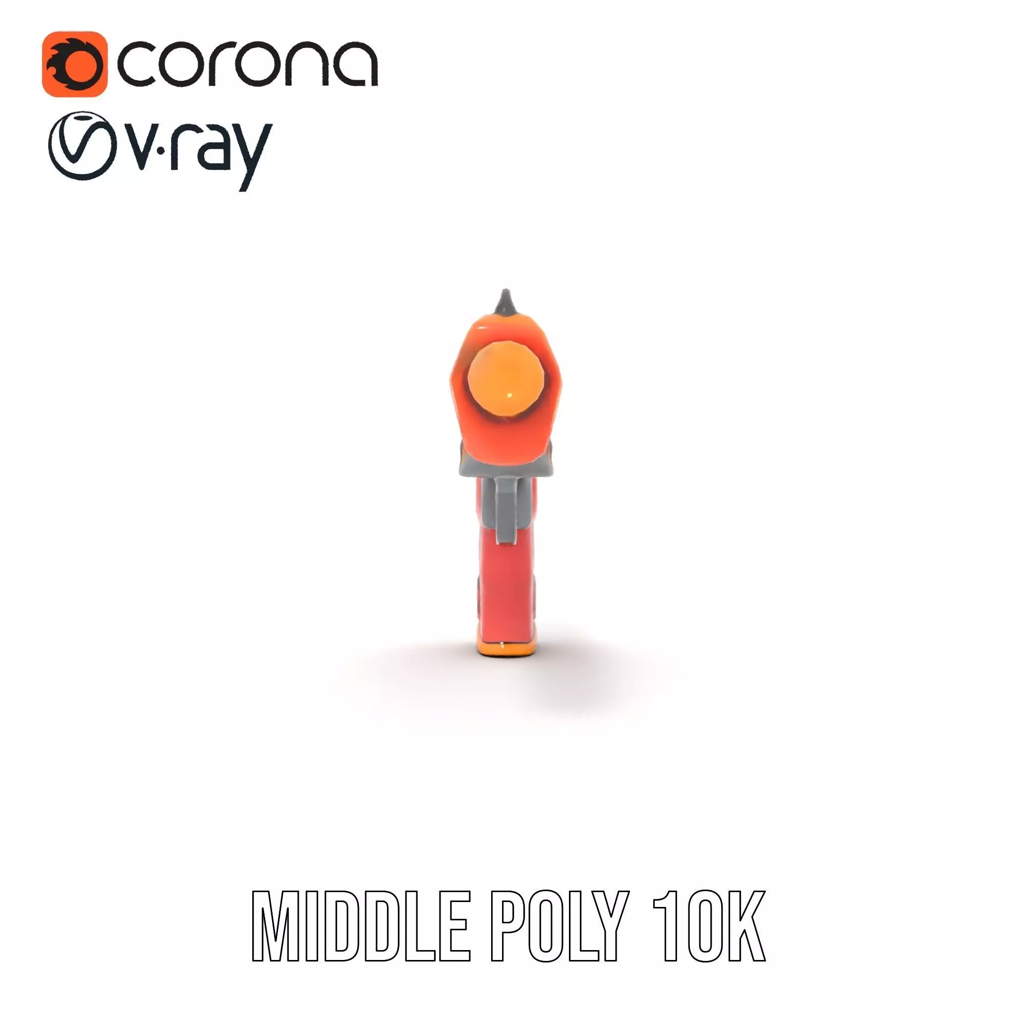 Vibrant Toy Blaster model pack Low-poly 3D model_16