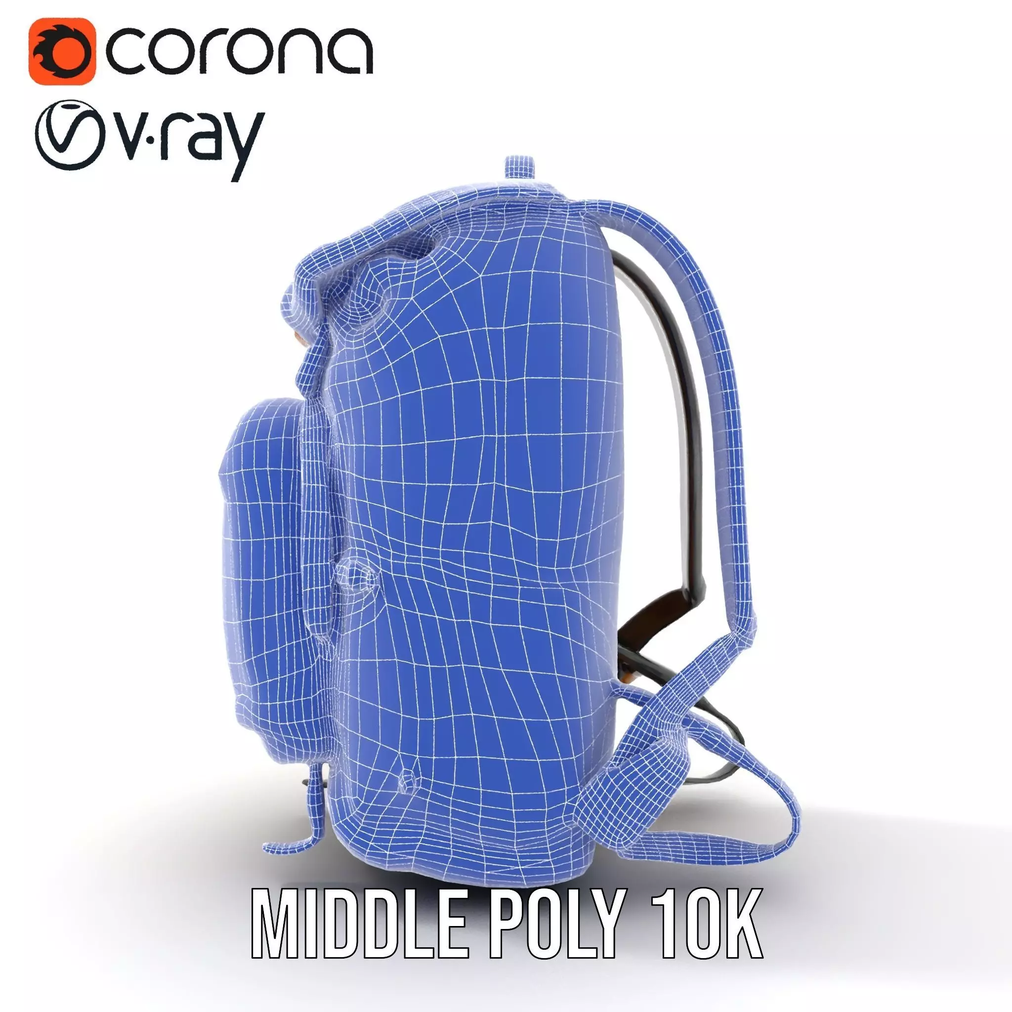 Canyon Tan Backpack model pack Low-poly 3D model_26