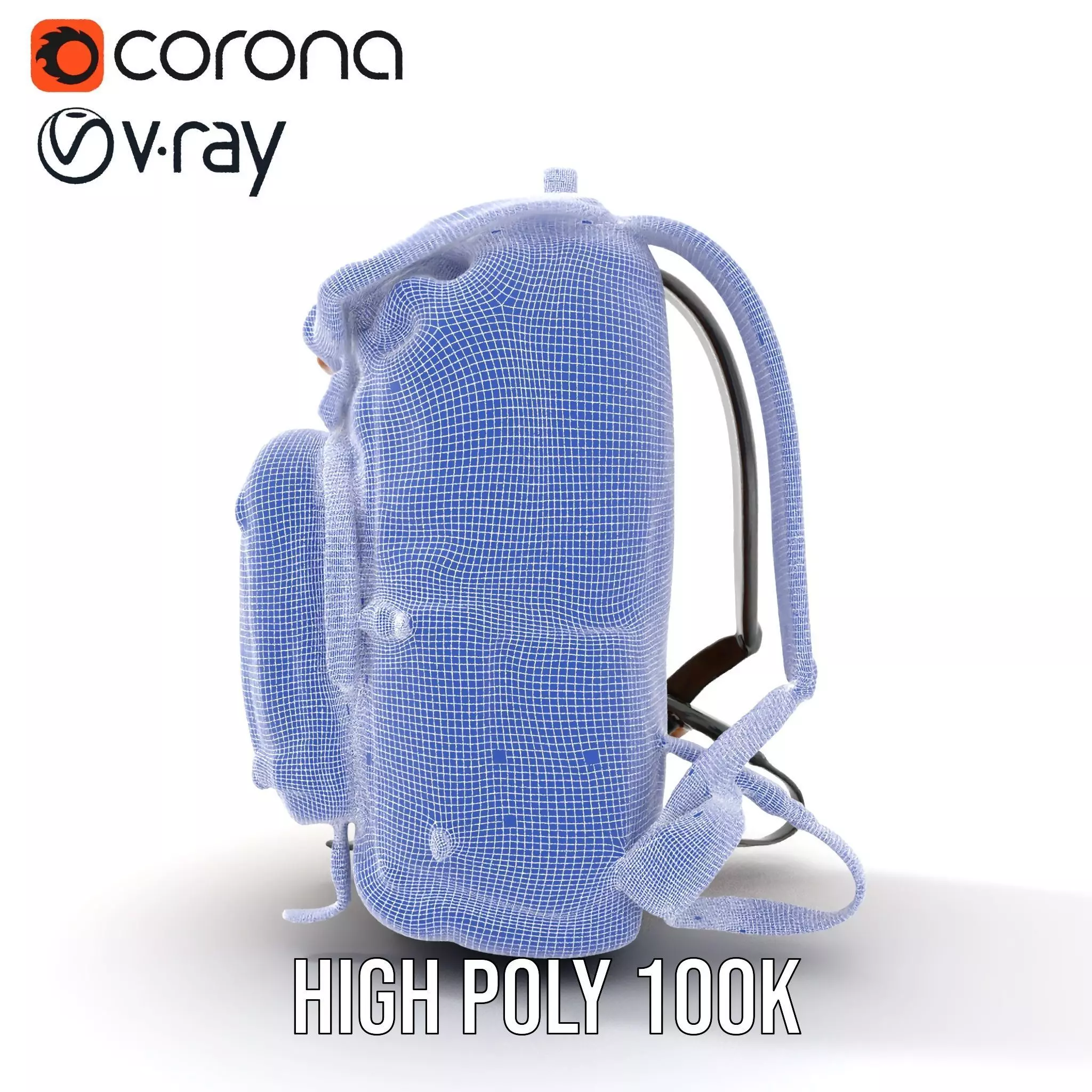 Canyon Tan Backpack model pack Low-poly 3D model_33