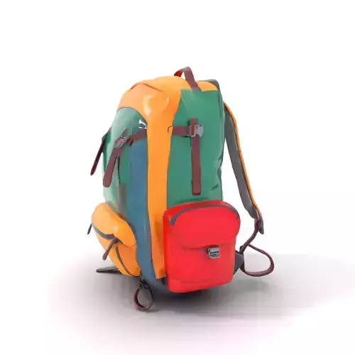 Vibrant Hiker Backpack model pack