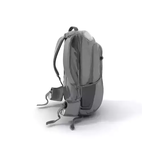 Black Tactical Backpack model pack Low-poly 3D model