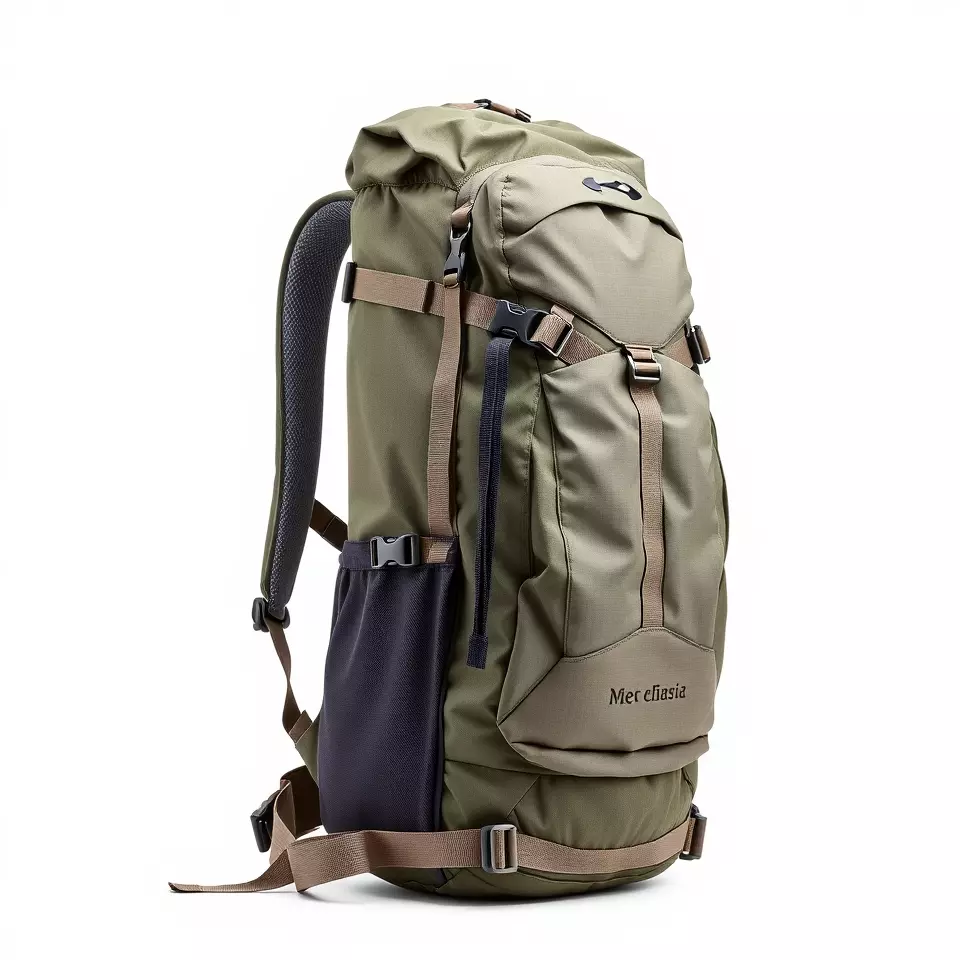 Adventure Green Backpack model pack Low-poly 3D model_3