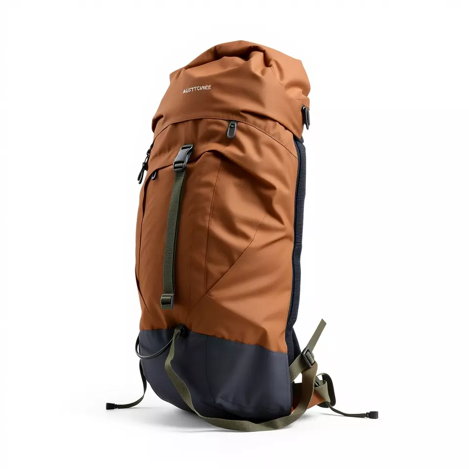 Orange Adventure Backpack model pack Low-poly 3D model_2