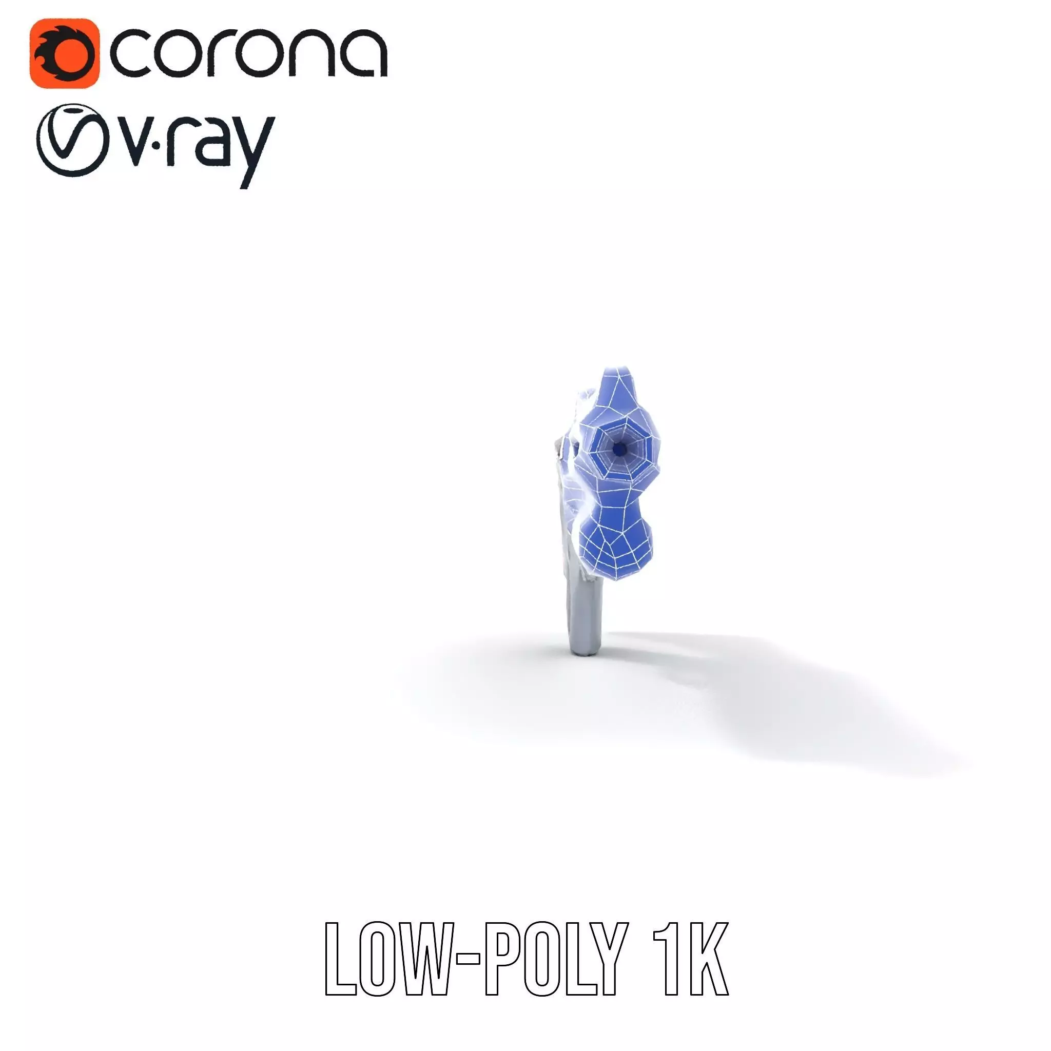 Futuristic Laser Rifle model pack Low-poly 3D model_20