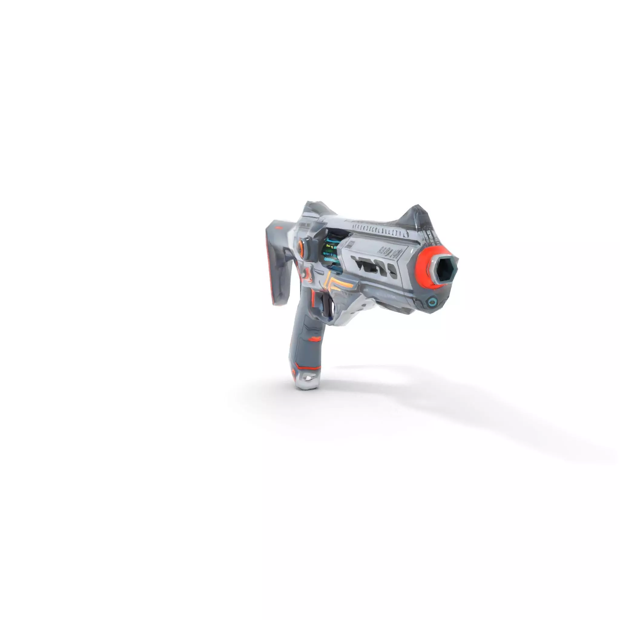 Futuristic Pulse Pistol model pack Low-poly 3D model_32