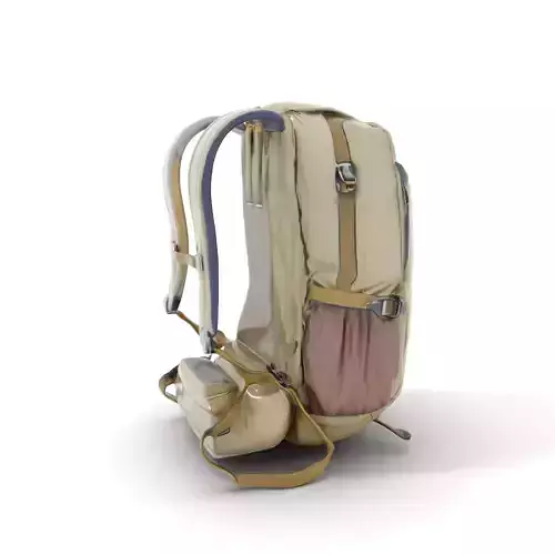 Olive Tactical Backpack model pack Low-poly 3D model