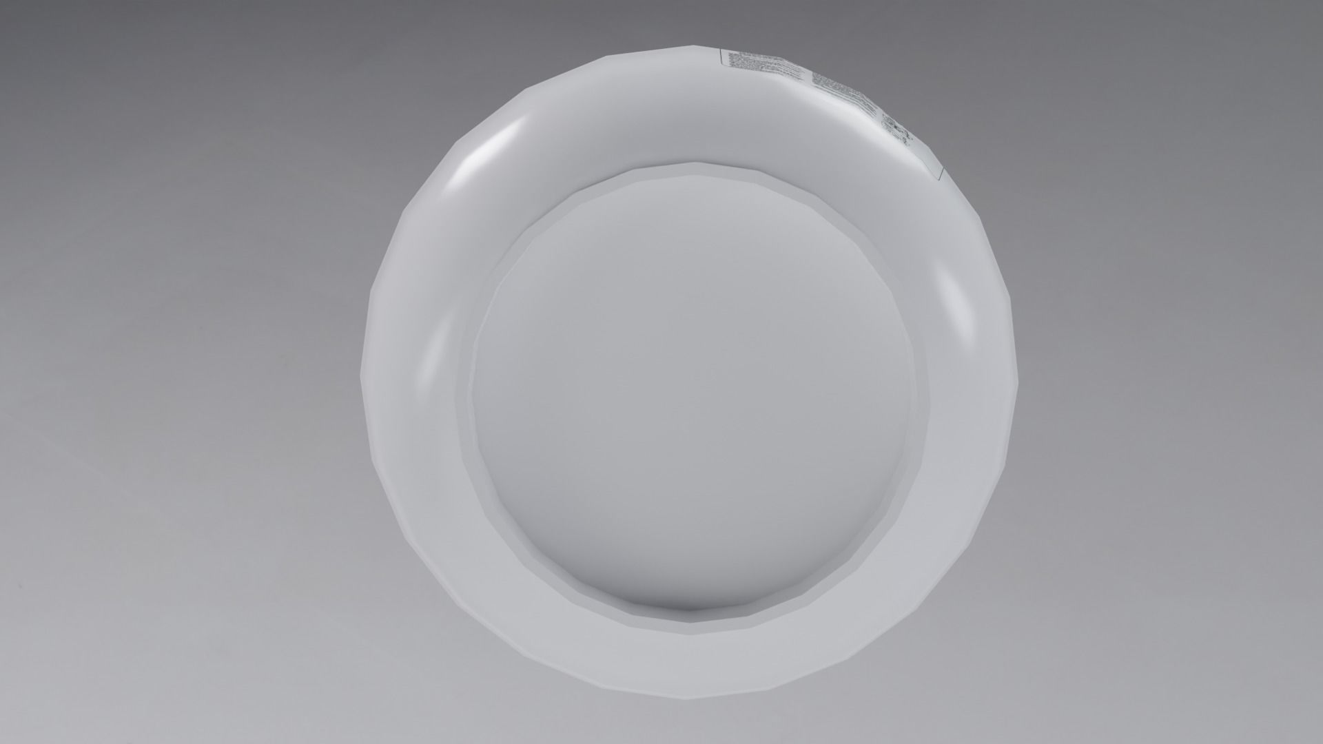 Propane Tank - Gas Cylinder Canister Low-poly 3D model_6