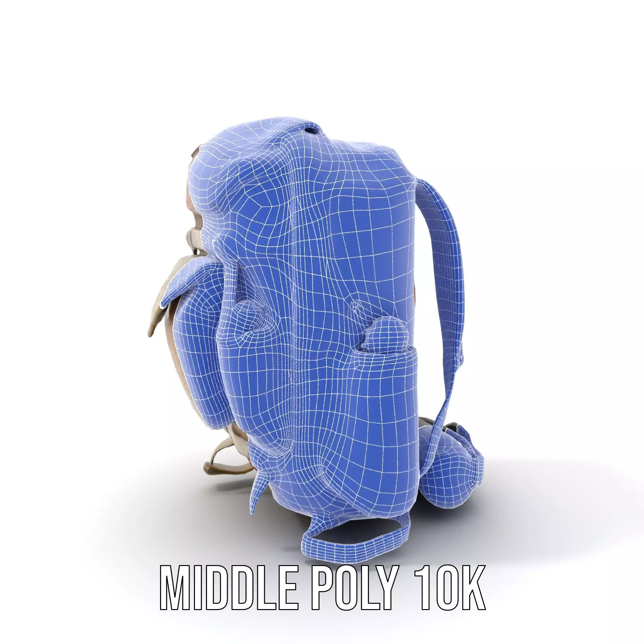 Outdoor Expedition Backpack model pack Low-poly 3D model_14
