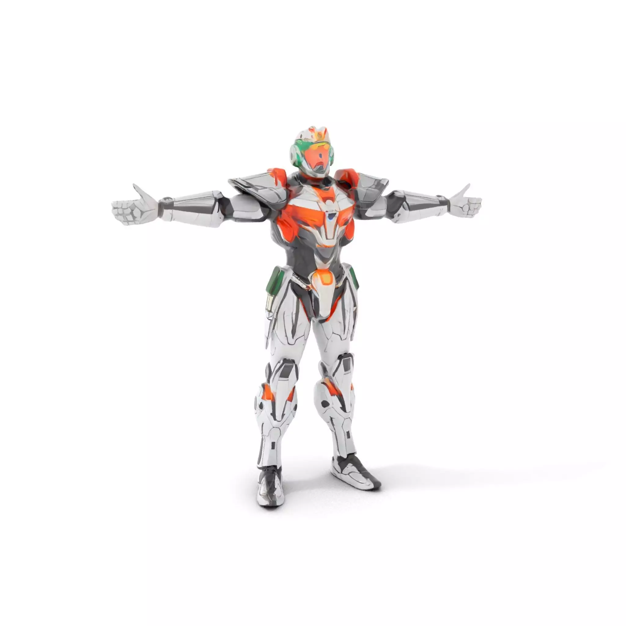 Futuristic Mech Armor model pack Low-poly 3D model_0