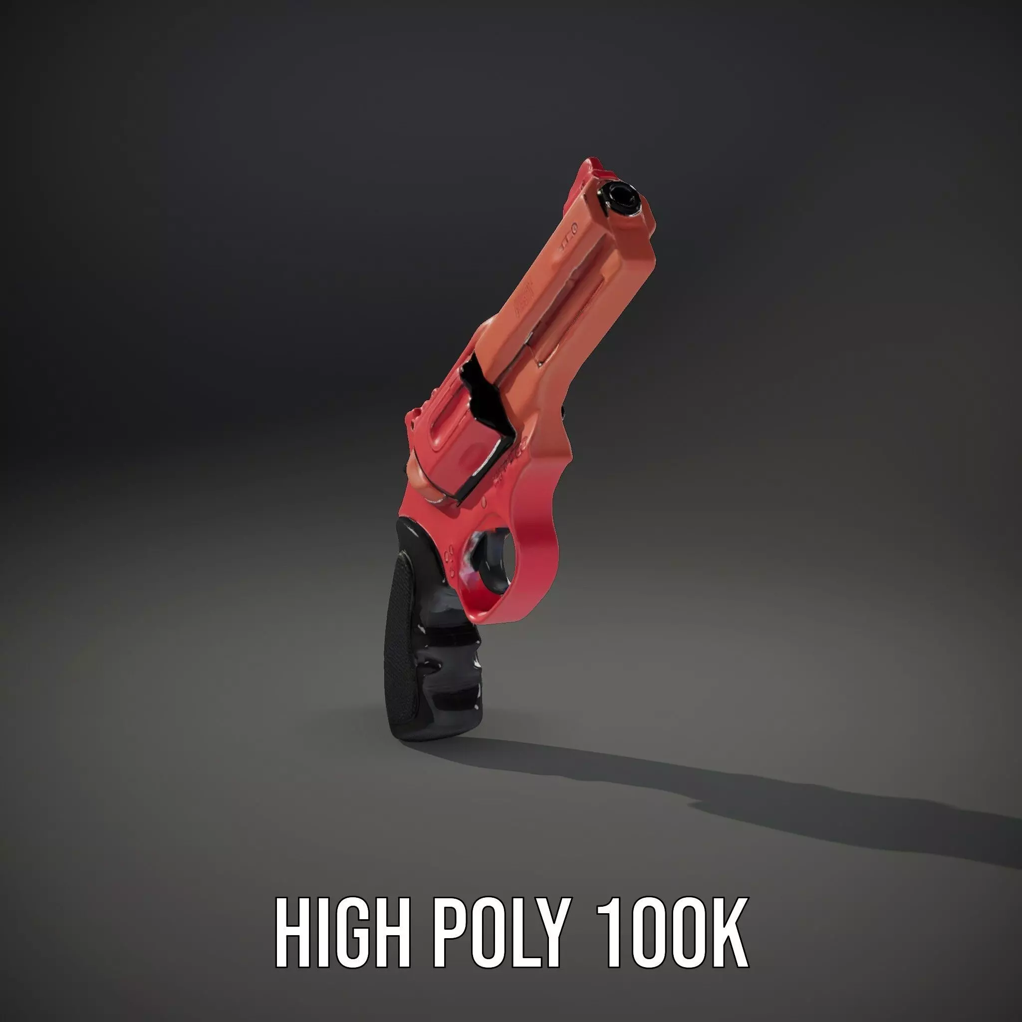 Scarlet Revolver model pack Low-poly 3D model_11