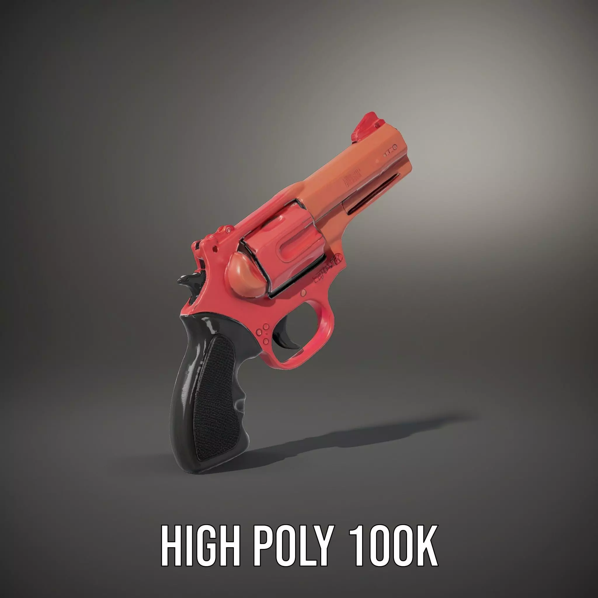 Scarlet Revolver model pack Low-poly 3D model_9