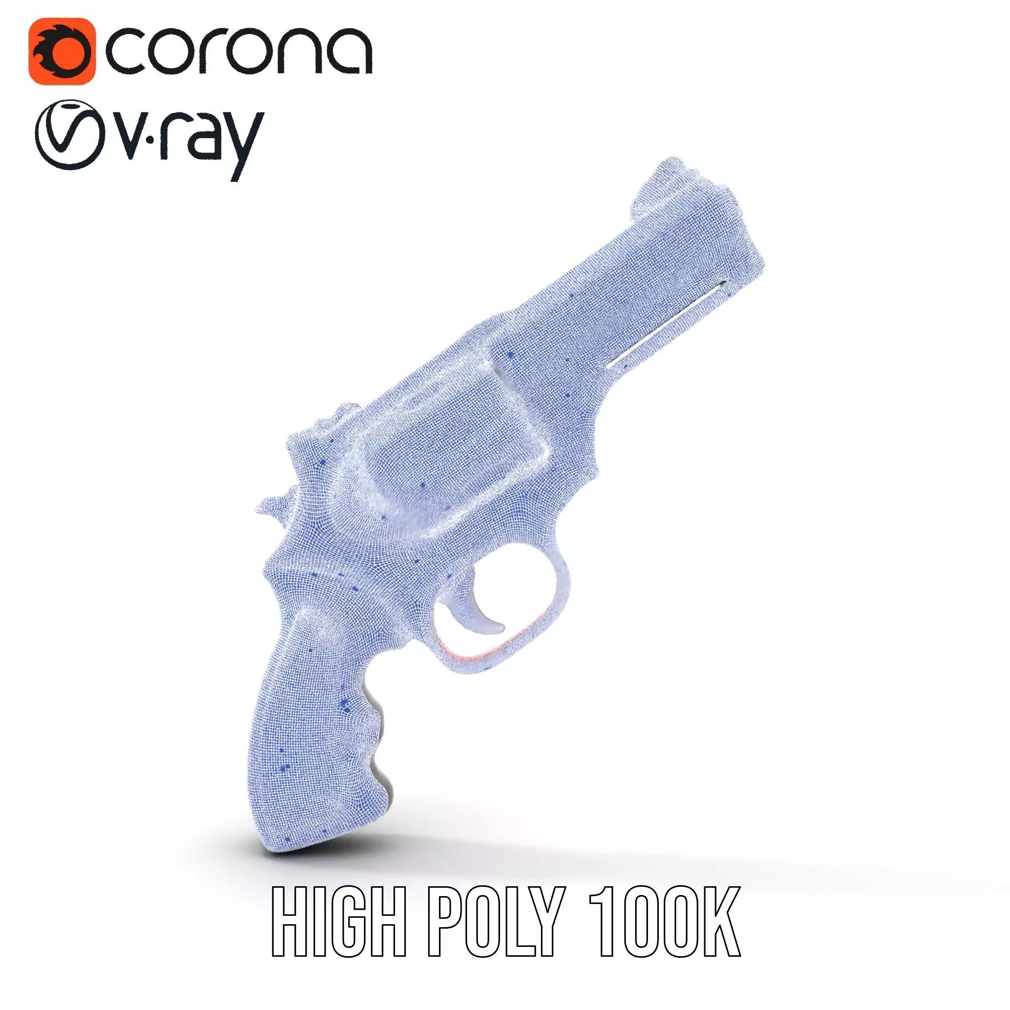 Scarlet Revolver model pack Low-poly 3D model_34