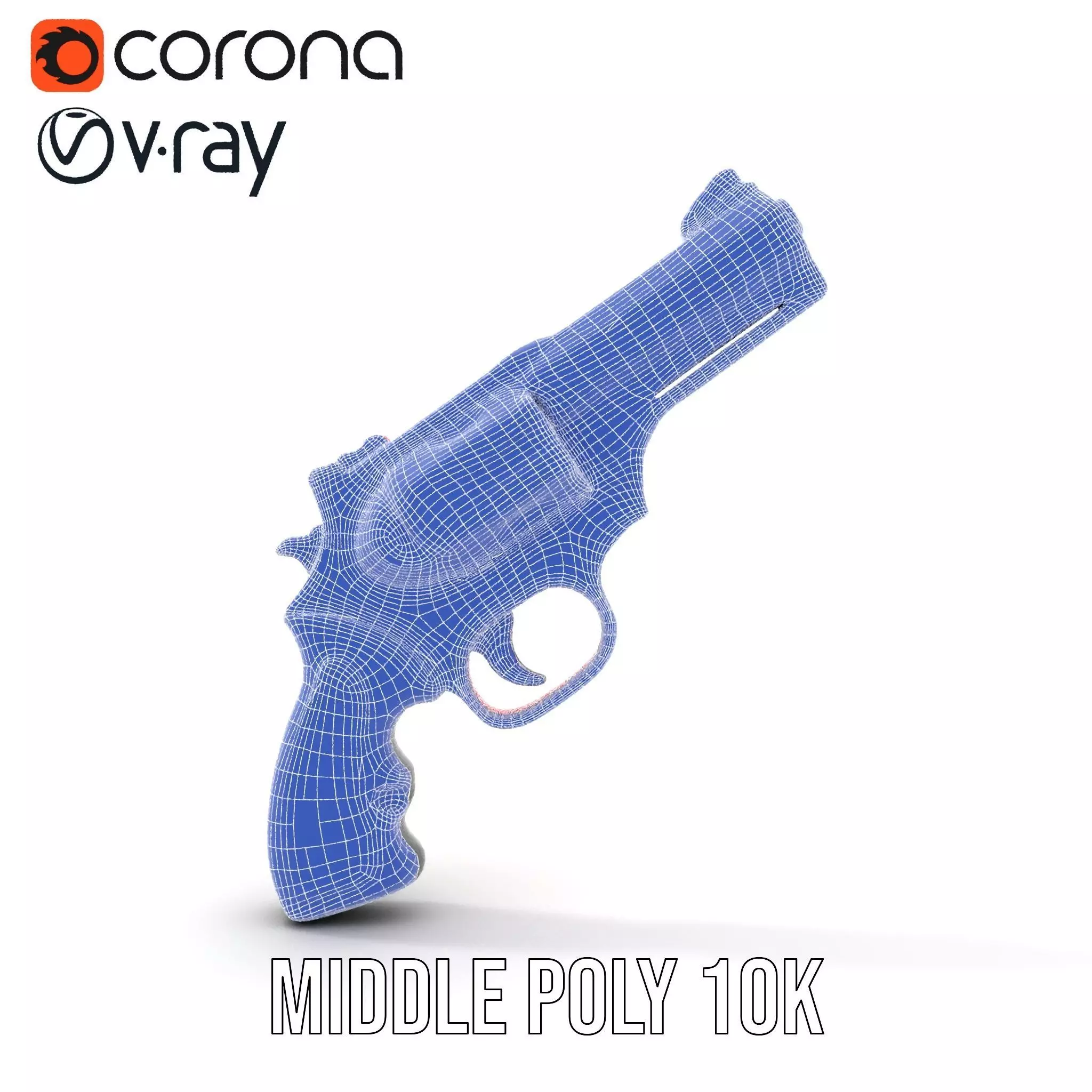 Scarlet Revolver model pack Low-poly 3D model_30